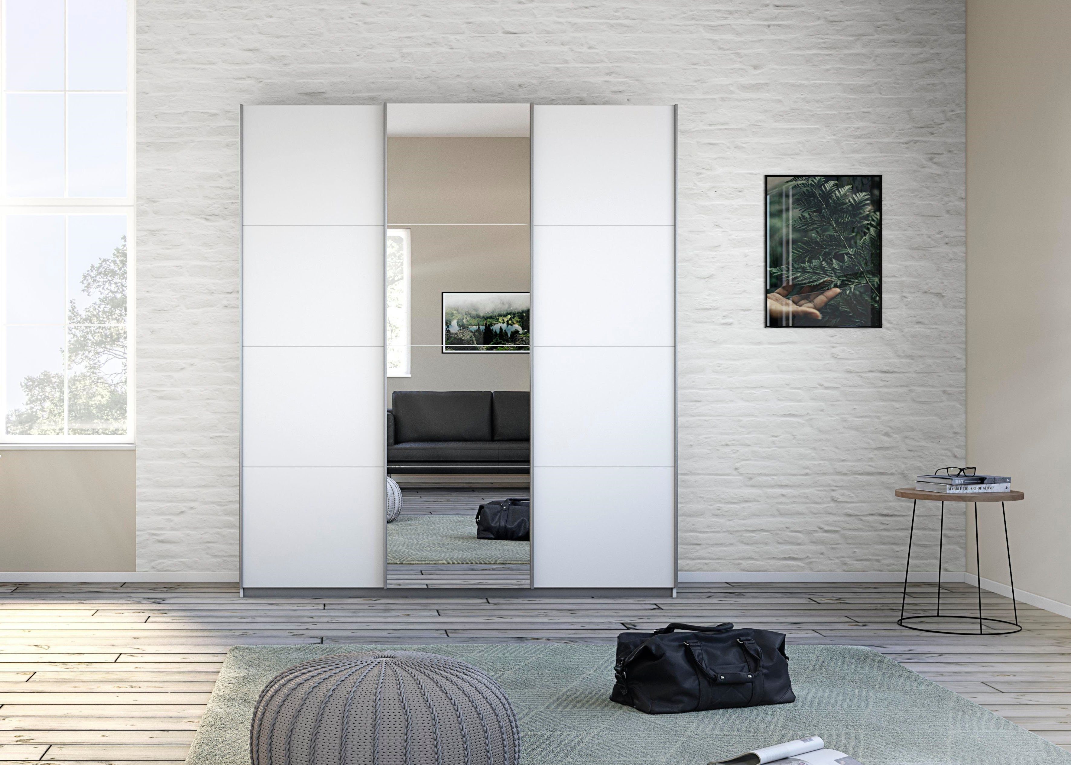 rauch Zweefdeurkast Kledingkast TOMA incl. rek inzet en extra legplanken made in germany