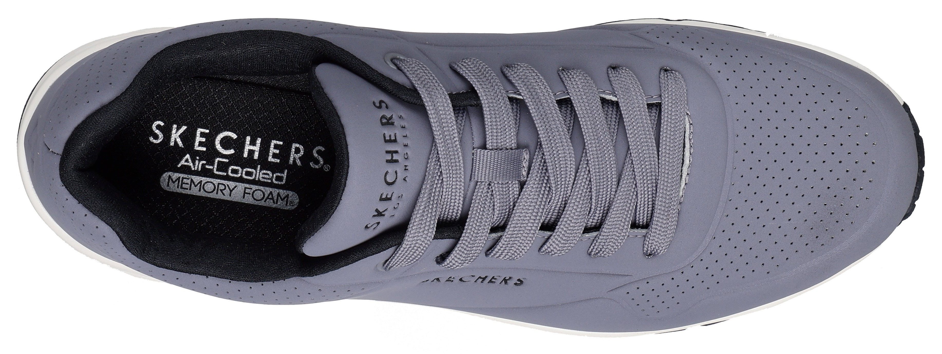 Skechers Sneakers Uno - Stand on Air Vrijetijdsschoen, lage schoen, veterschoen met air-cooled memory foam