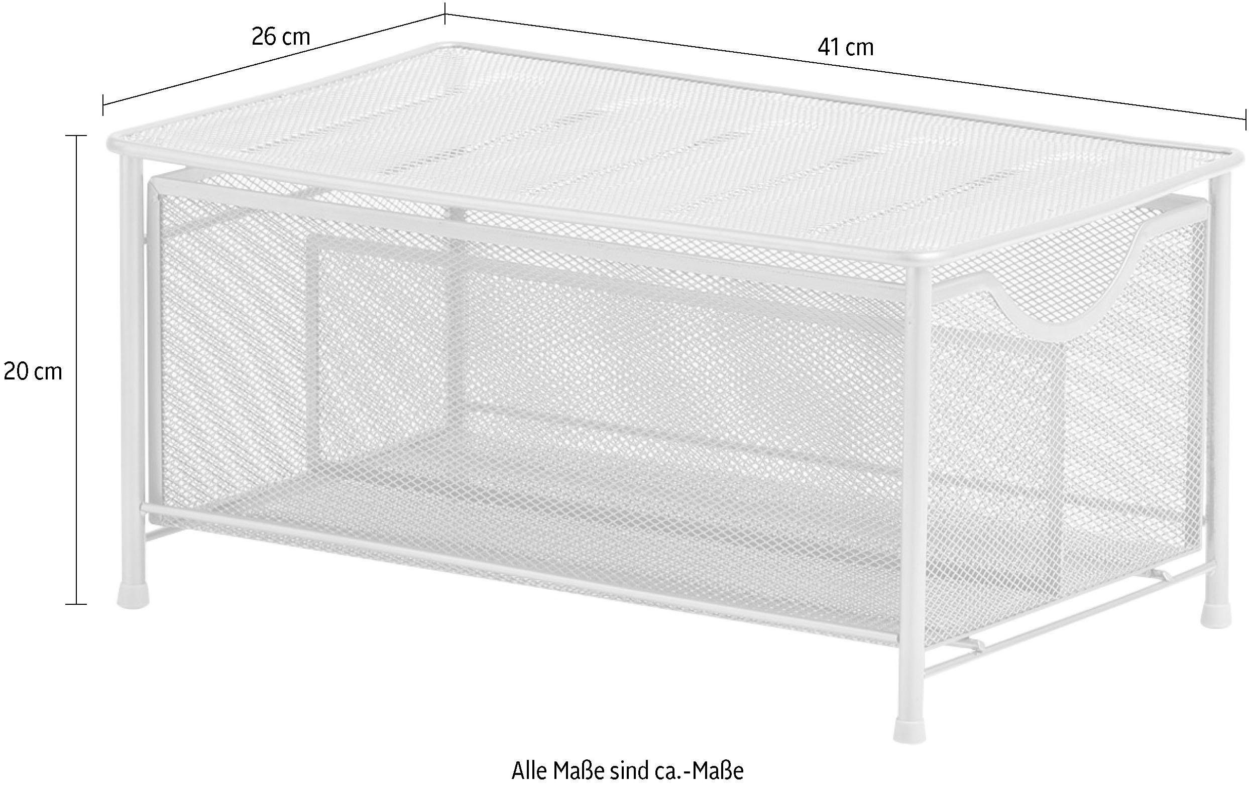Zeller Present Multifunctionele mand Ruimtebesparend en functioneel