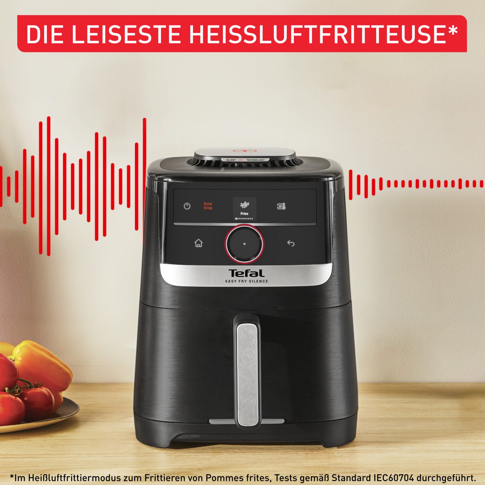 Tefal Airfryer EY5728 Easy Fry Smart & Silence
