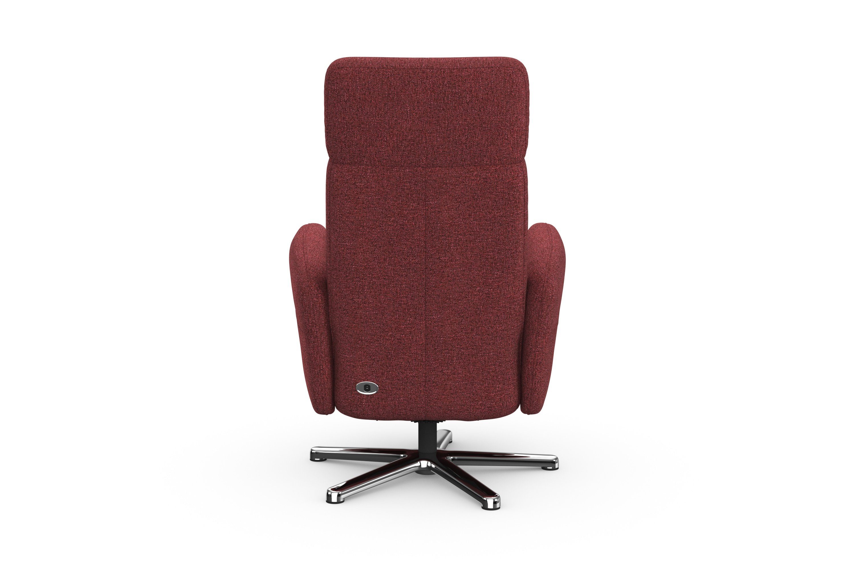 sit&more Relaxfauteuil Grenoble, incl. hoofdsteunverstelling en bekabelde afstandsbediening