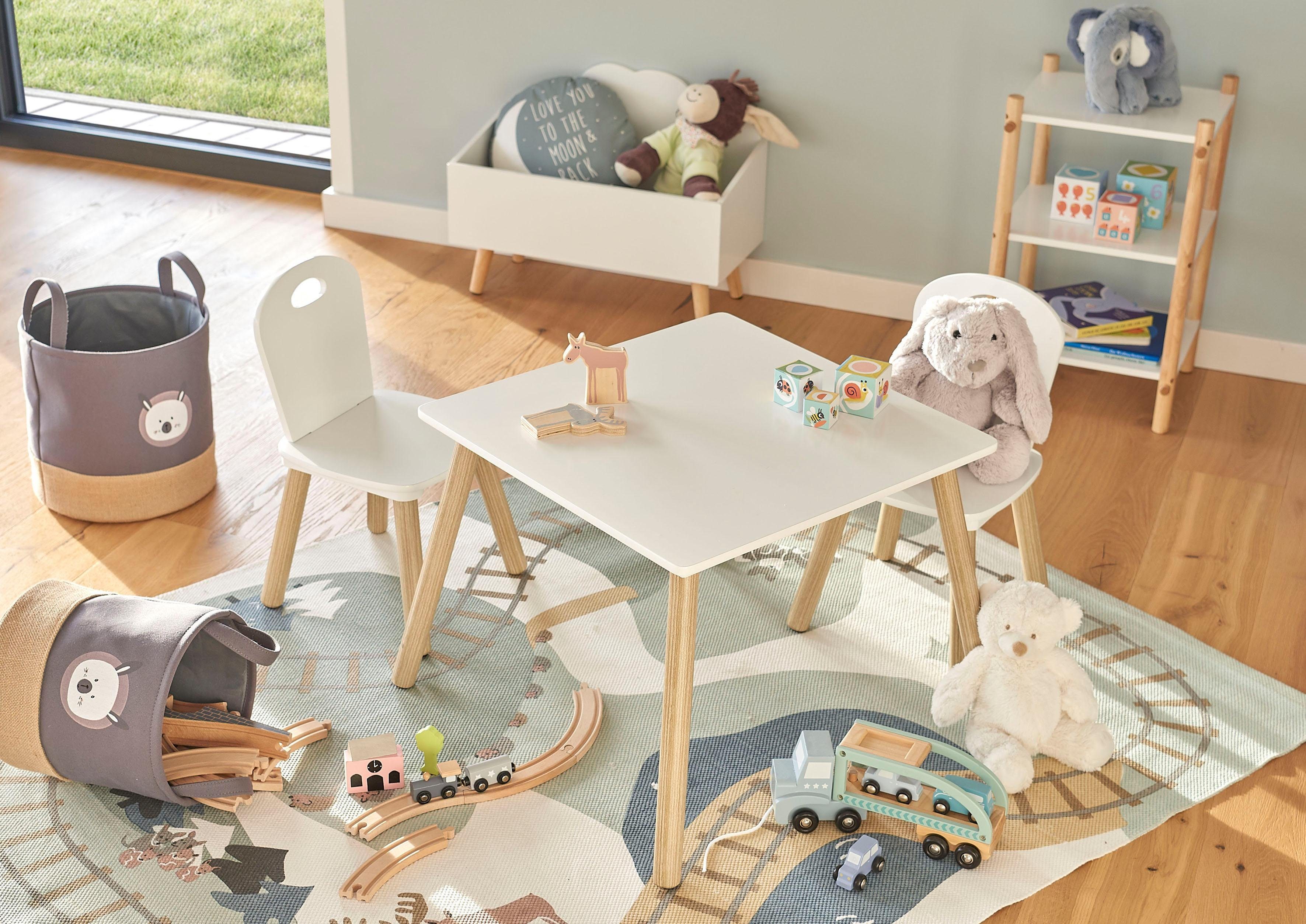 Zeller Present Opbergmand Haas Schattig konijn diermotief (set, 2 stuks)