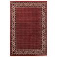 oci die teppichmarke oosters tapijt sultan herati met de hand geknoopt, met franje, woonkamer rood