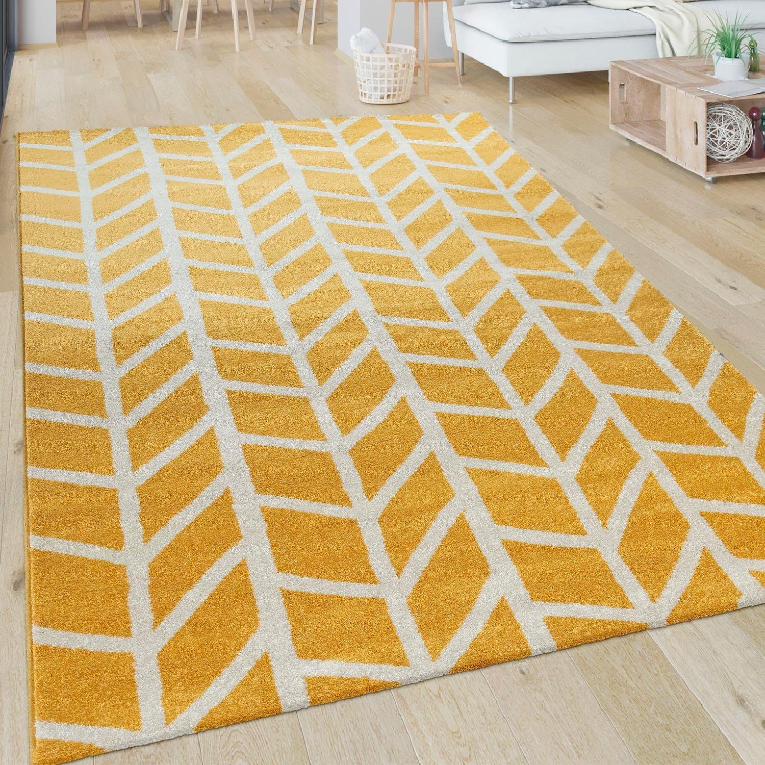 Paco Home Vloerkleed Pattern 120 Korte pool, modern geometrisch dessin