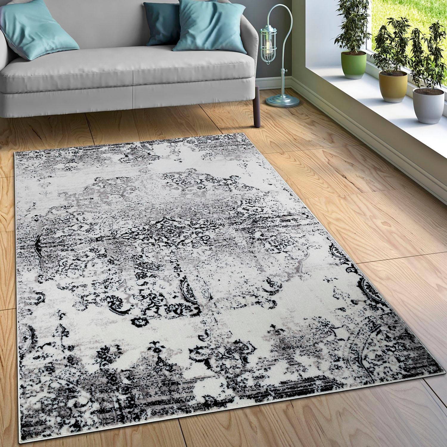 Paco Home Vloerkleed Tara 210 Korte pool, vintage-design, woonkamer