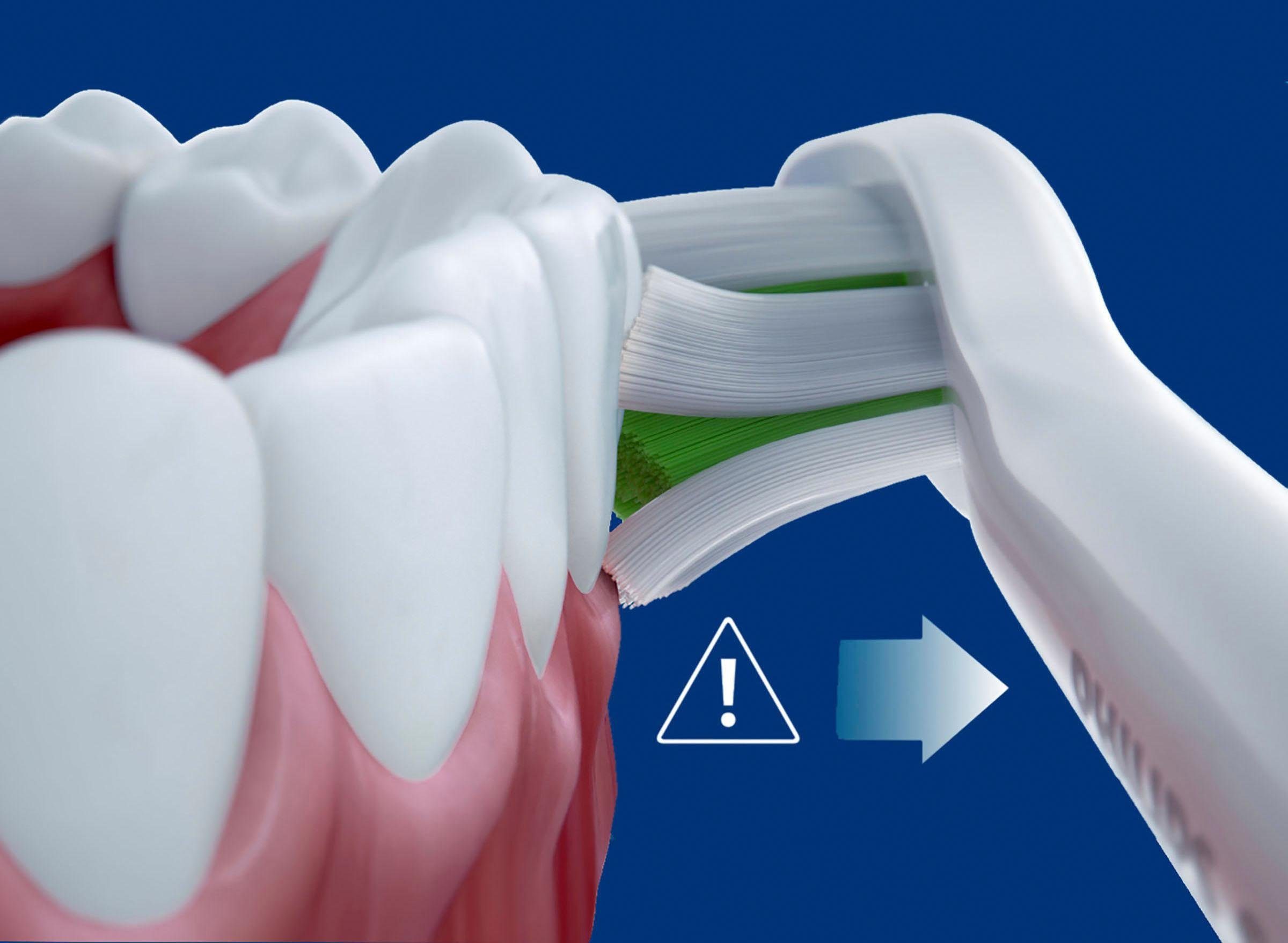 Philips Sonicare Elektrische tandenborstel ProtectiveClean 5100 HX6857/28 met geïntegreerde druksensor, 3 reinigingsprogramma’s, inclusief reisetui