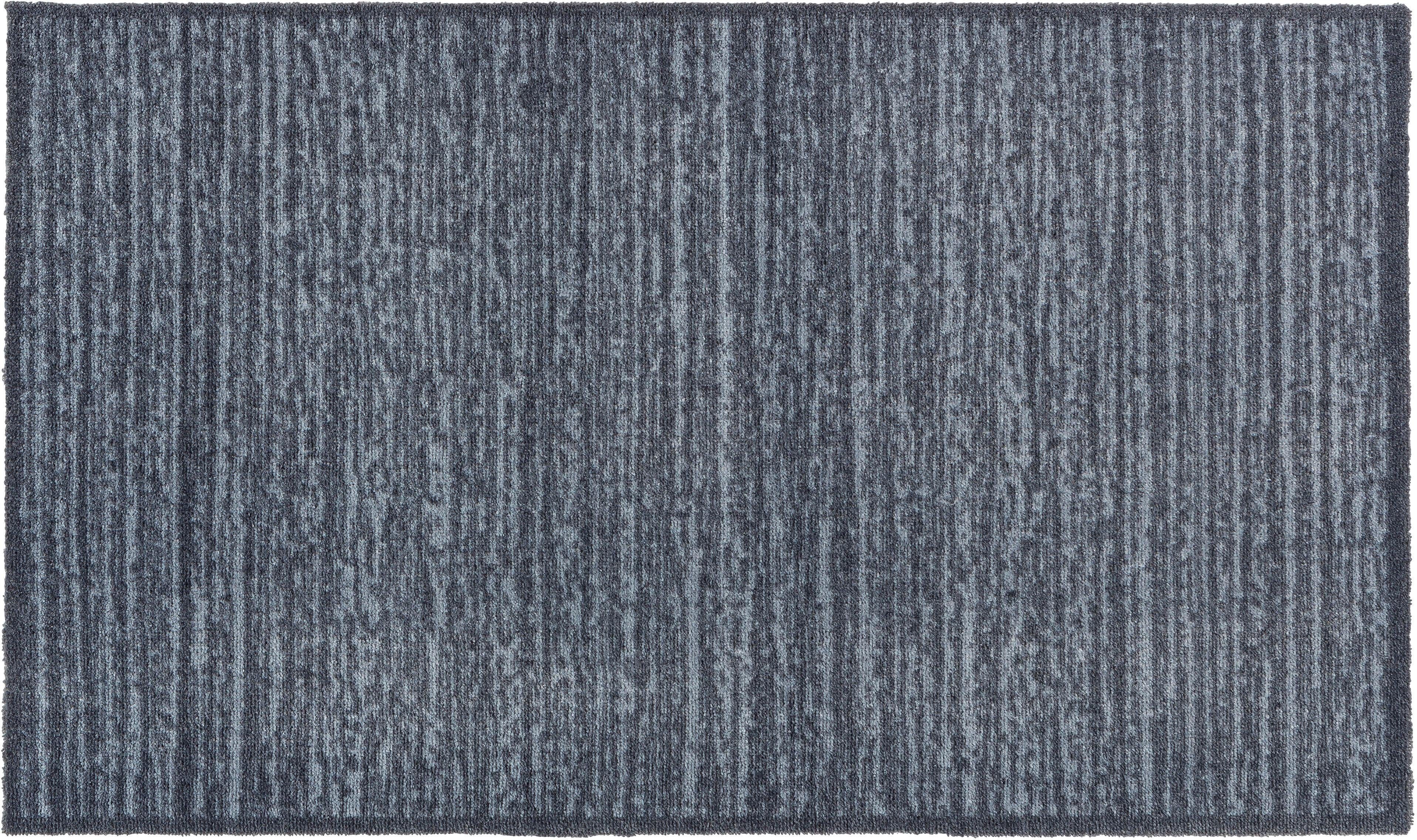 ASTRA Mat Miabella 1669 Vuilafvangmat, wasbaar, geschikt voor binnen- en buitengebruik deurmatten maat 66x110 cm grijs