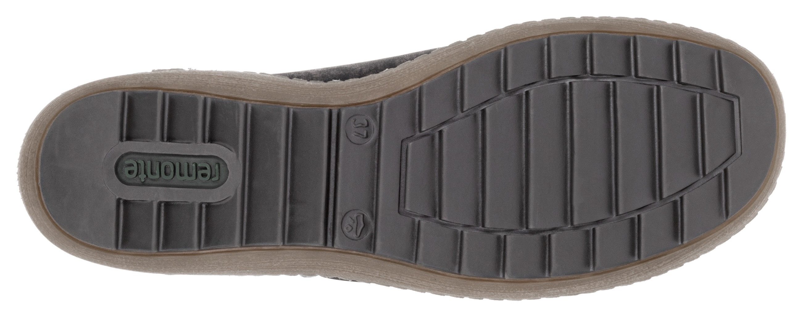 Remonte Veterschoenen flats, comfortschoenen, laarzen met zijrits