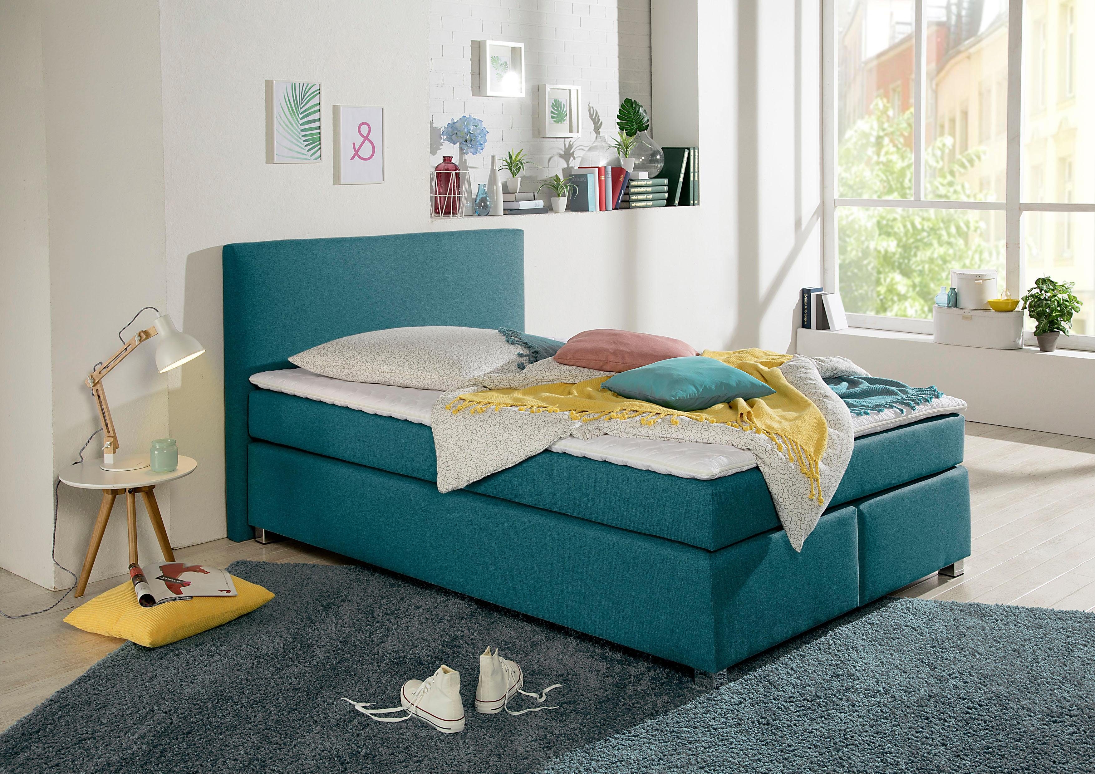 INOSIGN Boxspring Eliana incl. topmatras, in 4 breedten, 3 matrassoorten en 2 hardheden