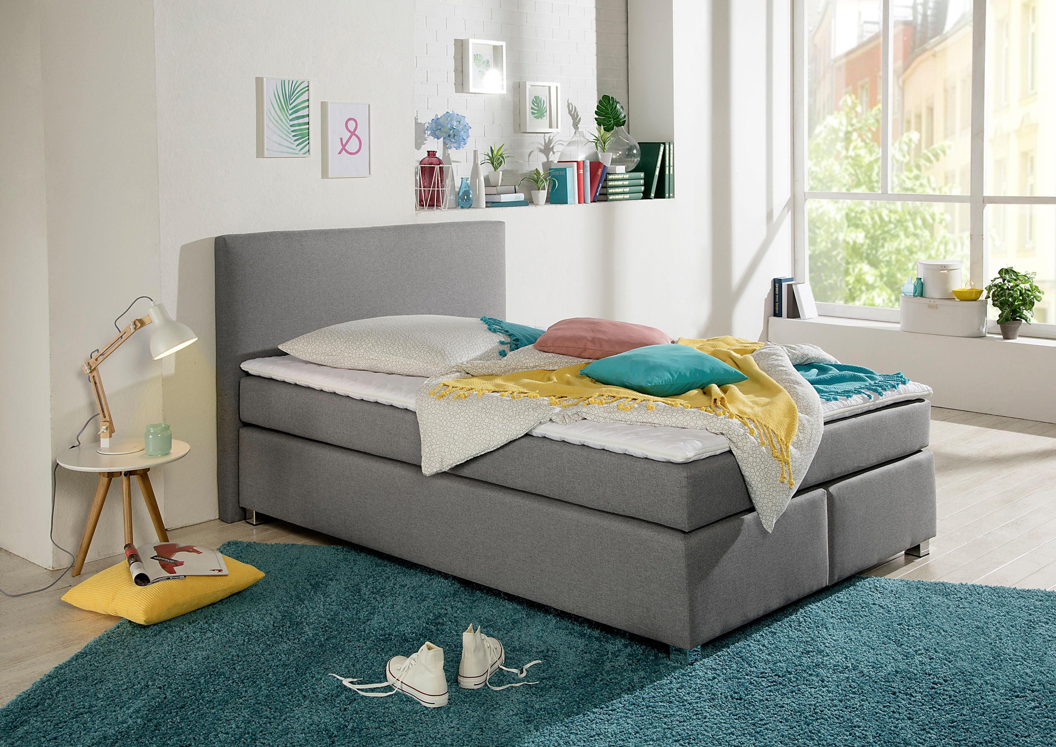 INOSIGN Boxspring Eliana incl. topmatras, in 4 breedten, 3 matrassoorten en 2 hardheden