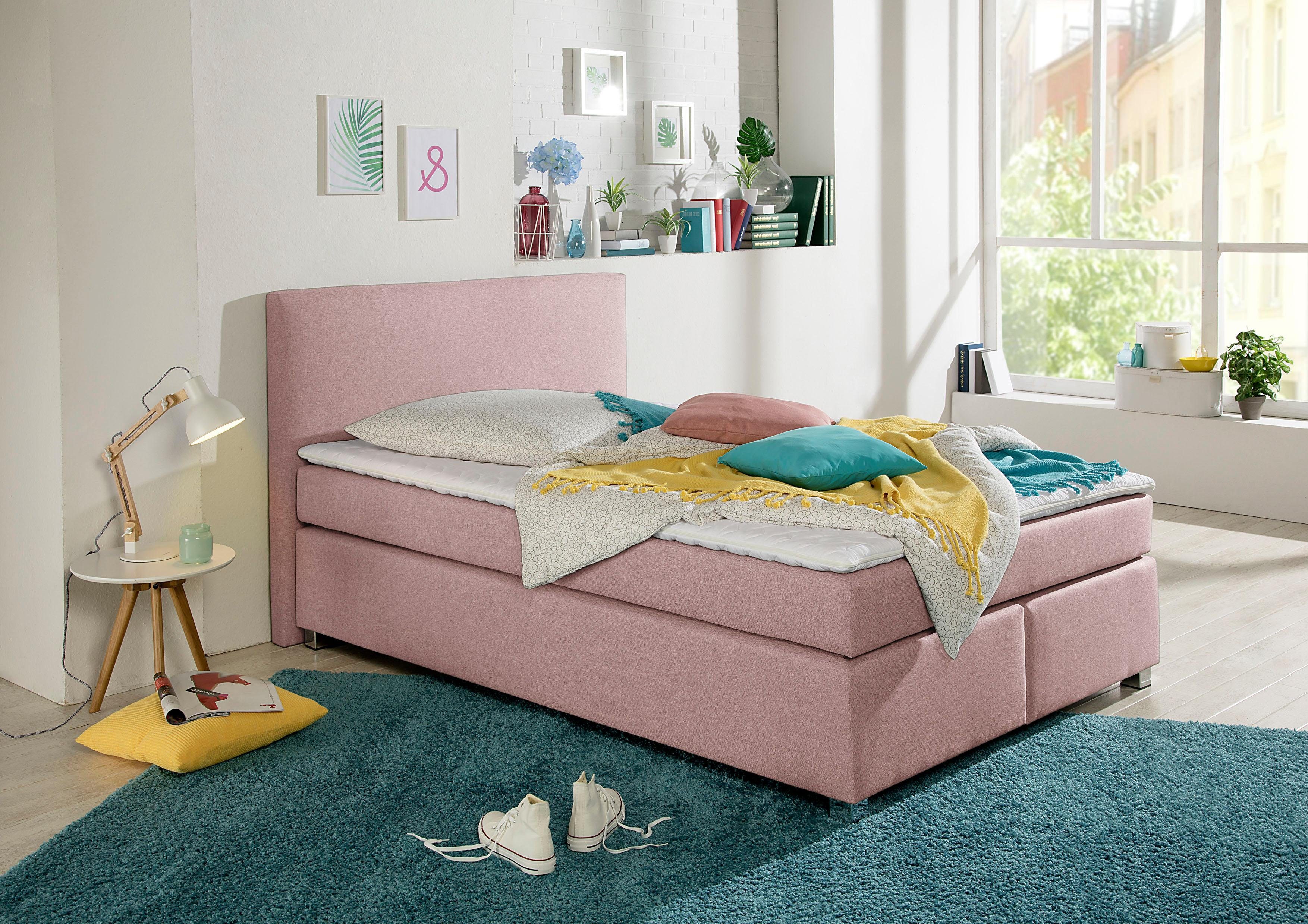INOSIGN Boxspring Eliana incl. topmatras, in 4 breedten, 3 matrassoorten en 2 hardheden