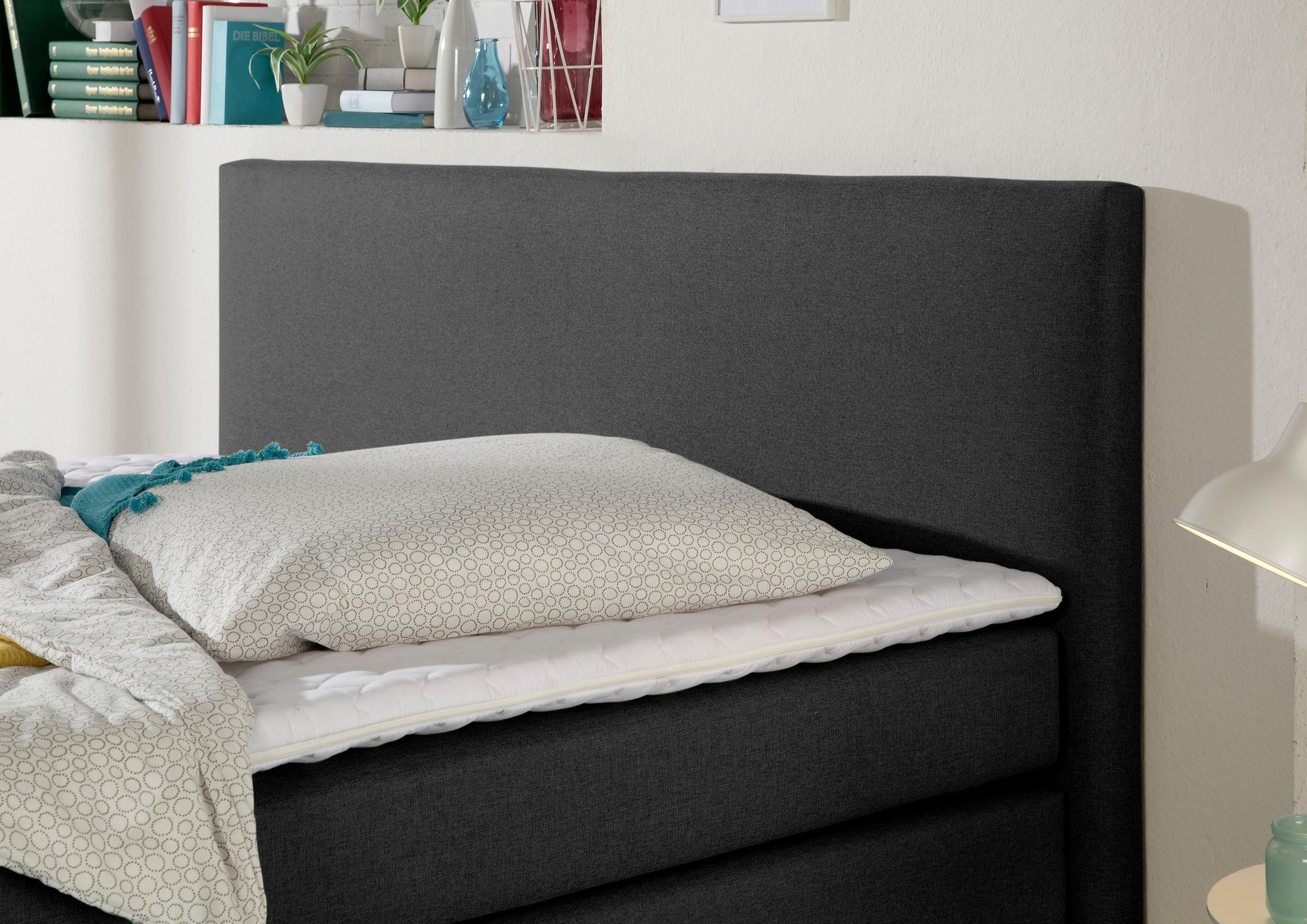 INOSIGN Boxspring Eliana incl. topmatras, in 4 breedten, 3 matrassoorten en 2 hardheden