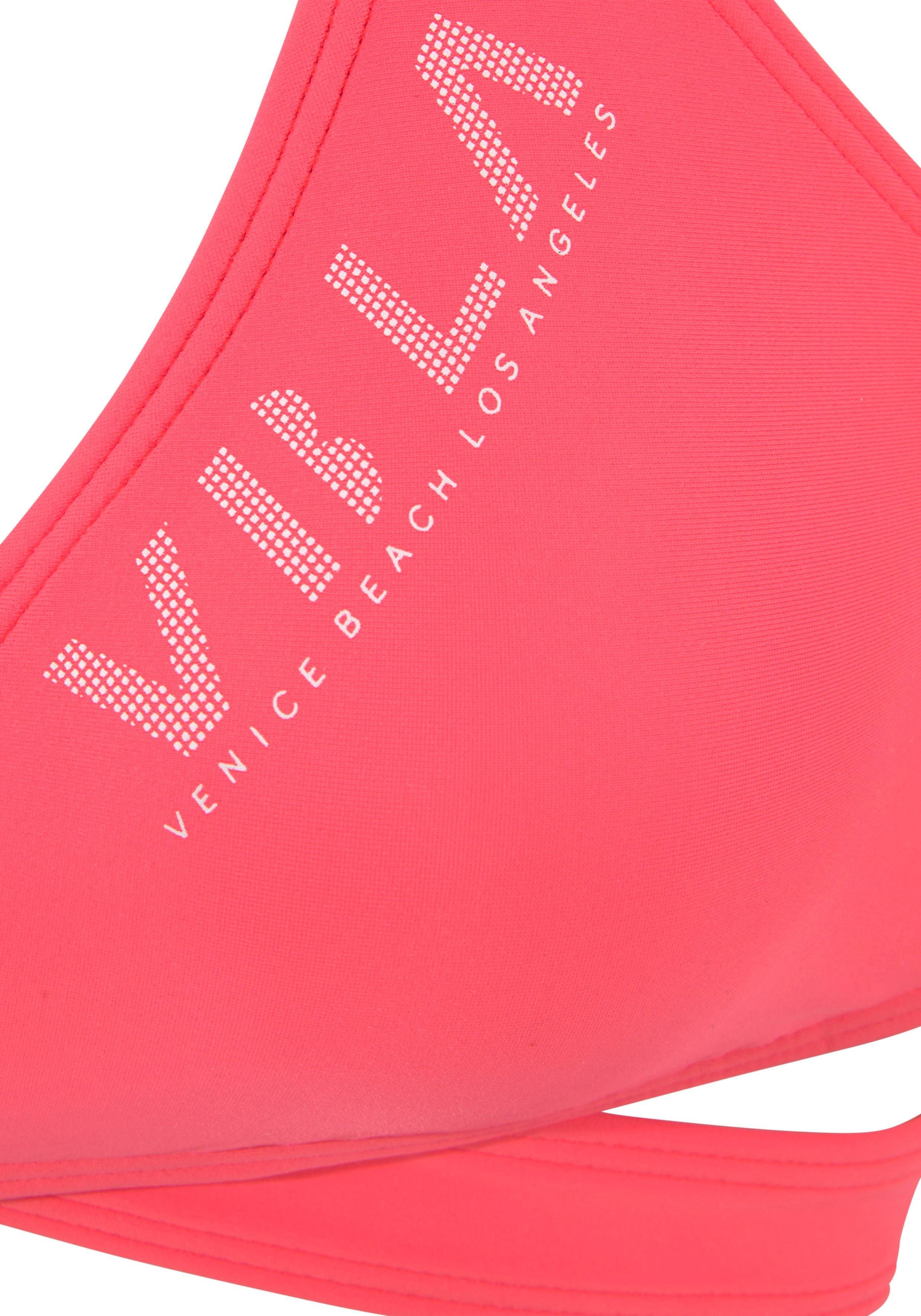 Venice Beach Triangelbikini met top in wikkel-look
