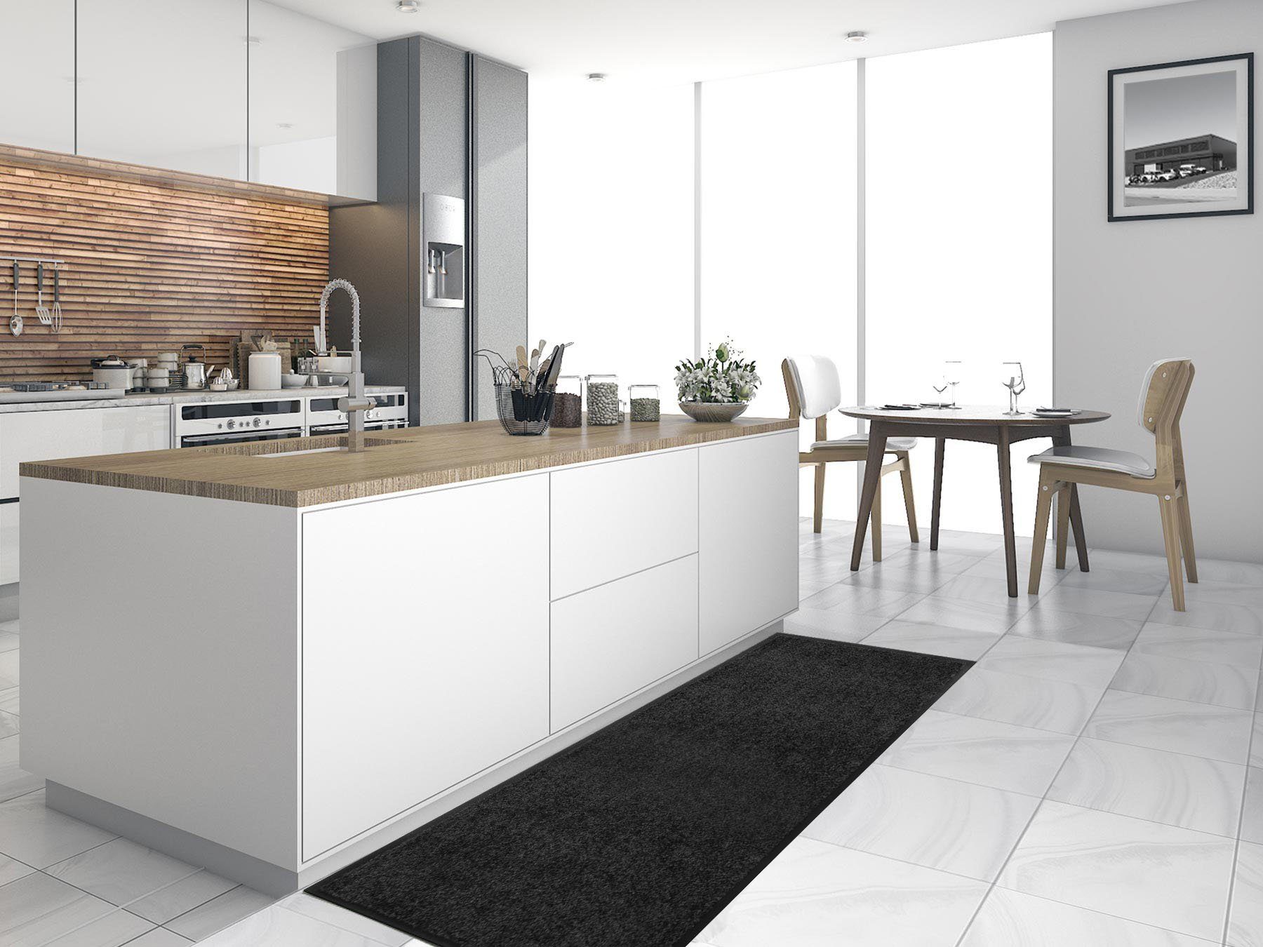 Primaflor-Ideen in Textil Keukenloper Clean Unikleuren, grote keus in kleuren, antislip, wasbaar, keuken