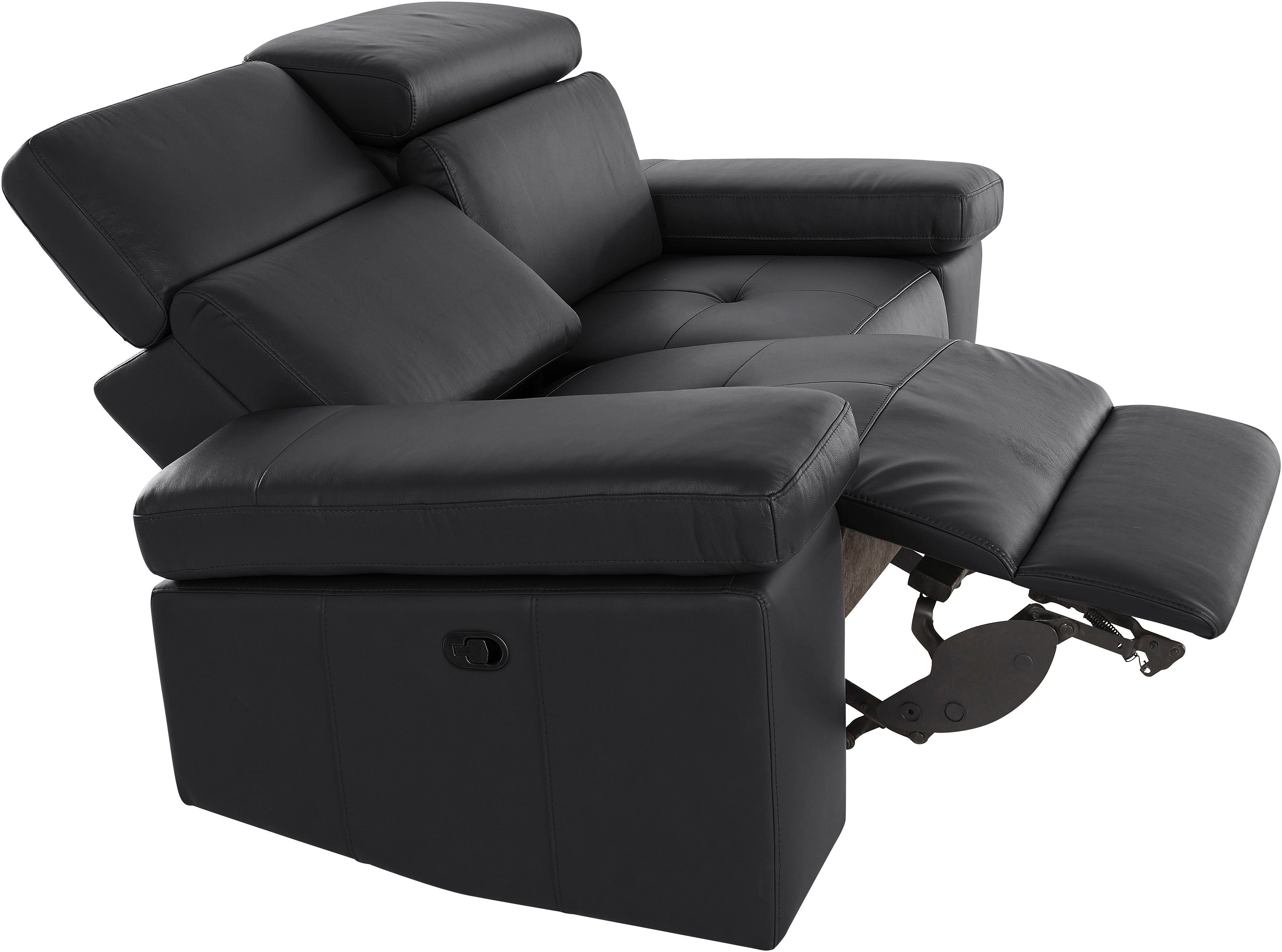 Places of Style 2-zitsbank Kilado met relaxfunctie, verstelbare armleuning, verstelbare hoofdsteun