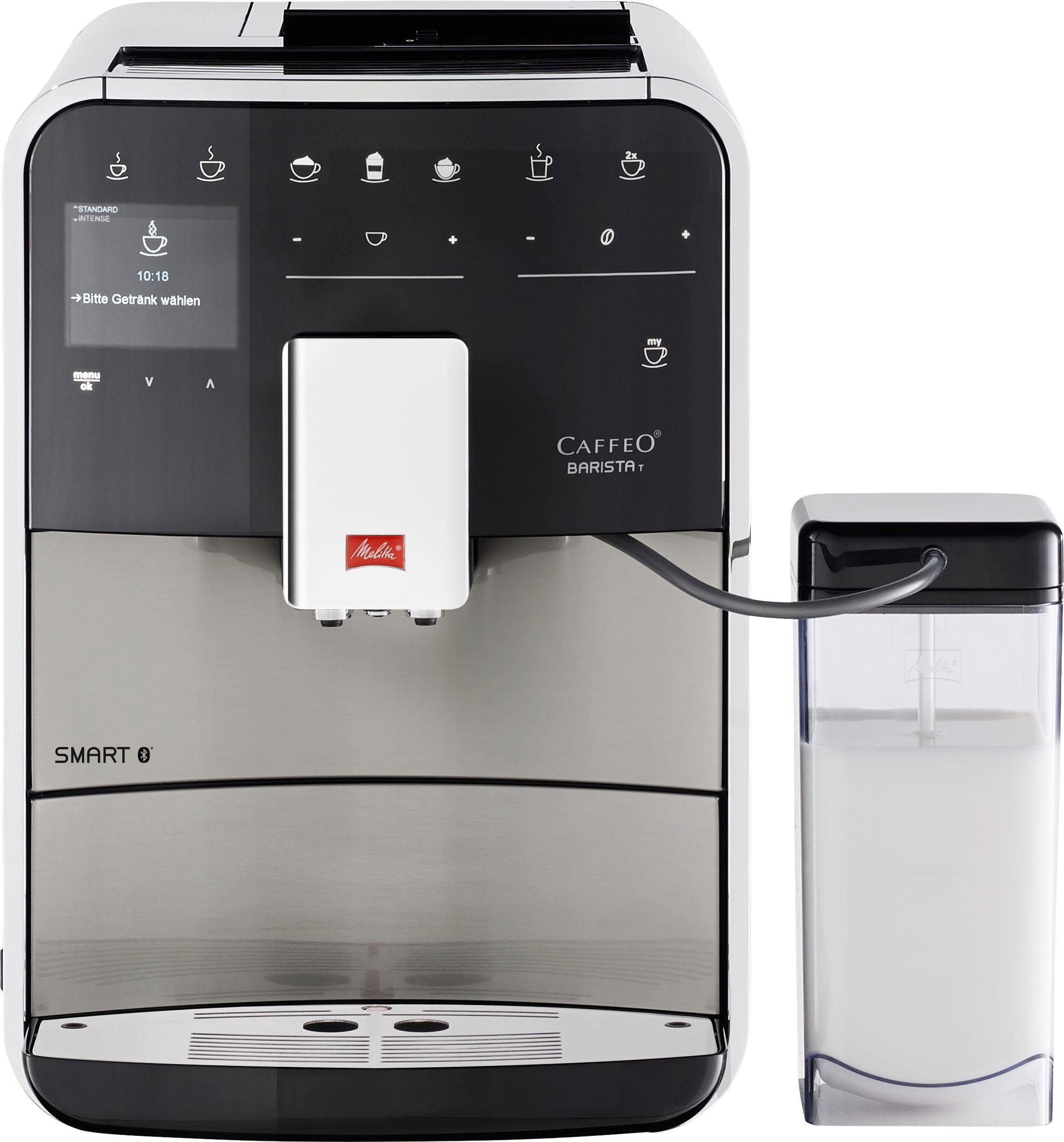 Melitta Volautomatisch koffiezetapparaat Barista T Smart® F 83/0-102, zwart, 4 gebruikersprofielen &18 koffierecepten, naar origineel italiaans recept