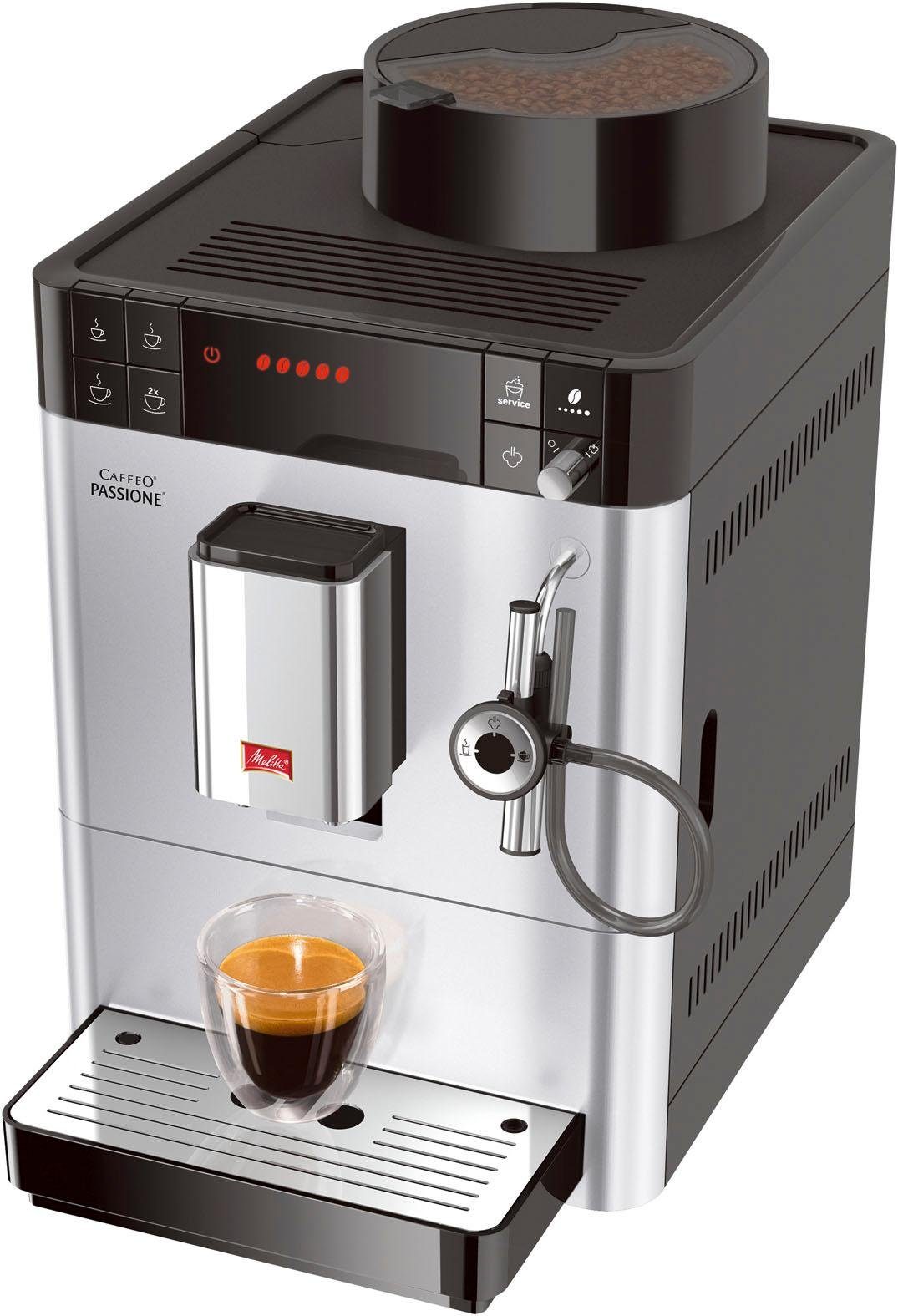 Melitta volautomatisch koffiezetapparaat Passione F53/0-101, zilver