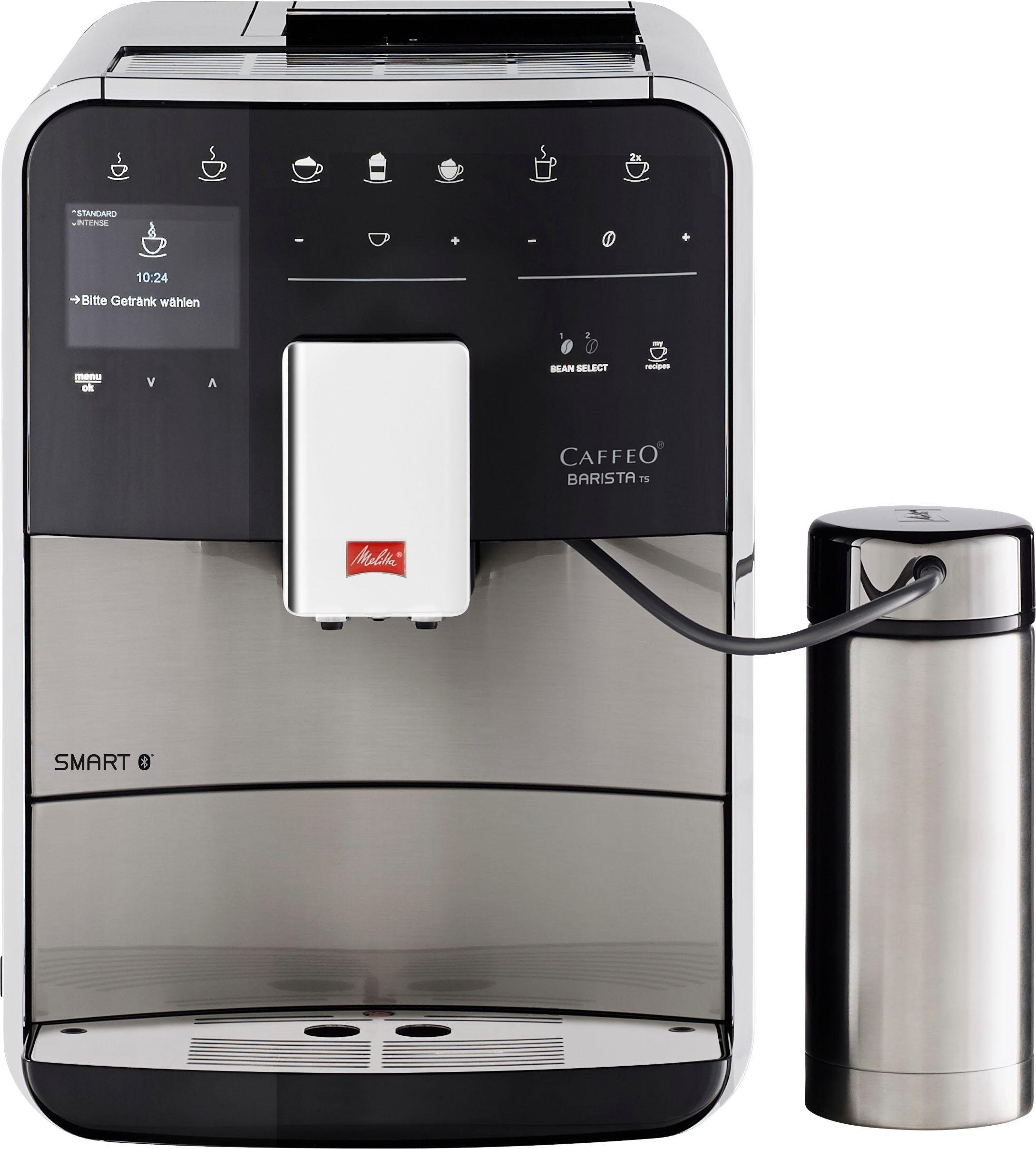 Melitta Volautomatisch koffiezetapparaat Barista TS Smart® F 86/0-100, roestvrij staal, Hoogwaardig front van edelstaal, 21 koffierecepten & 8 gebruikersprofielen