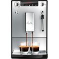 melitta volautomatisch koffiezetapparaat solo  milk e953-202, zilver-zwart, caffè crema  espresso per one touch, zuigmond voor melkschuim zilver