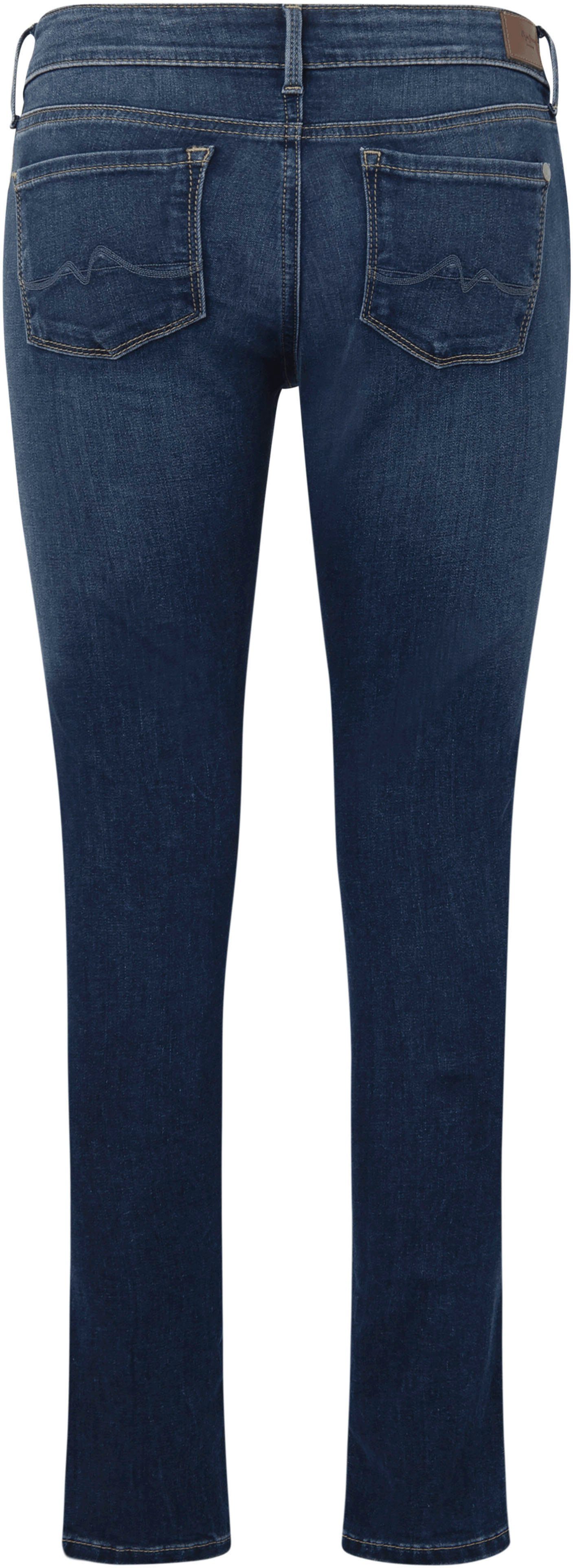 Pepe Jeans Skinny fit jeans SOHO in 5-pocketsstijl met 1-knoop en stretchaandeel
