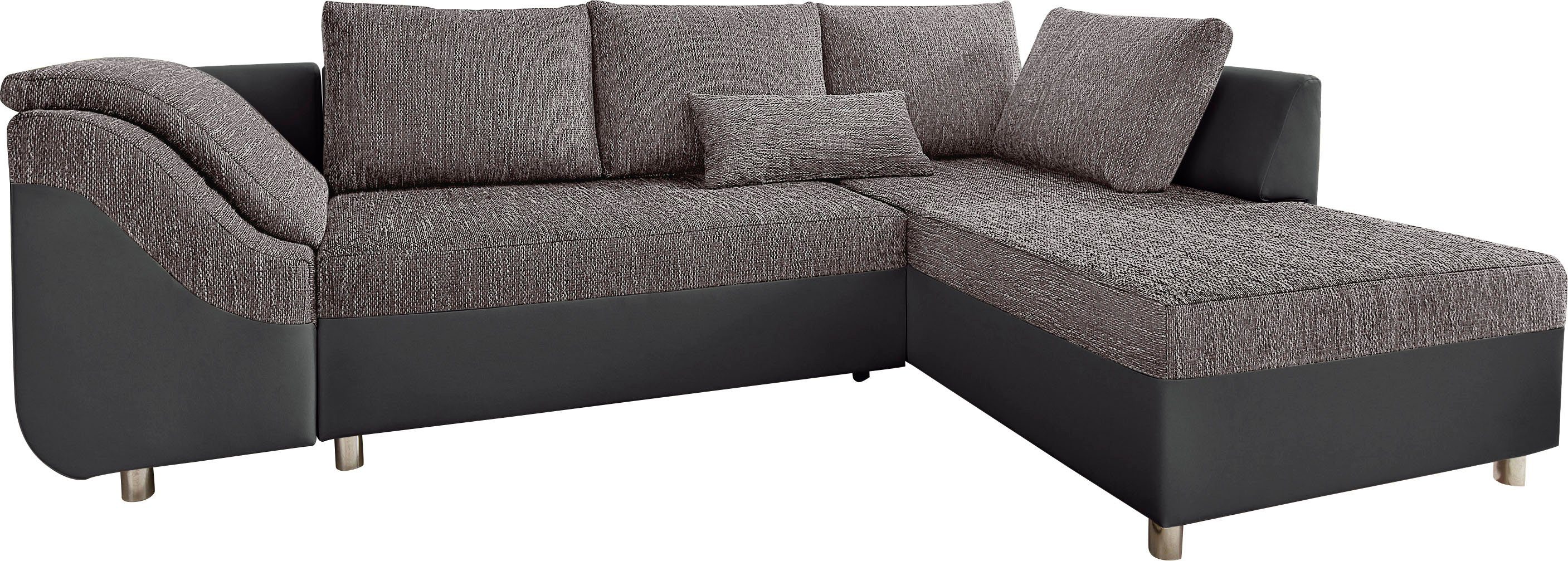 COLLECTION AB Hoekbank Sally L-vorm met en zonder slaapfunctie, inclusief losse rug- en sierkussens