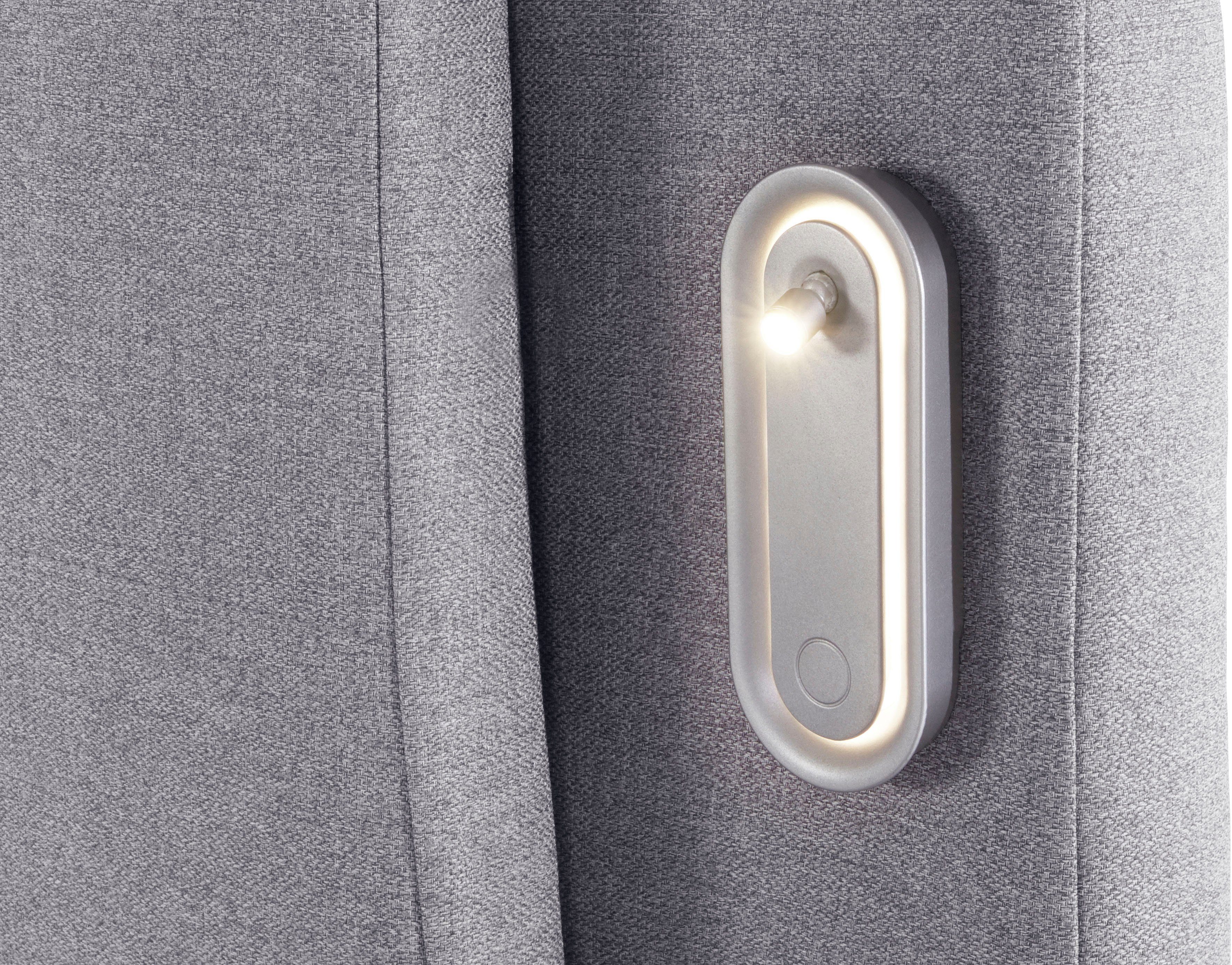 COLLECTION AB Boxspring Borna inclusief bedkist, ledverlichting en topmatras