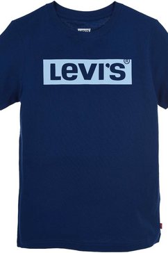 levi's kidswear shirt met lange mouwen blauw