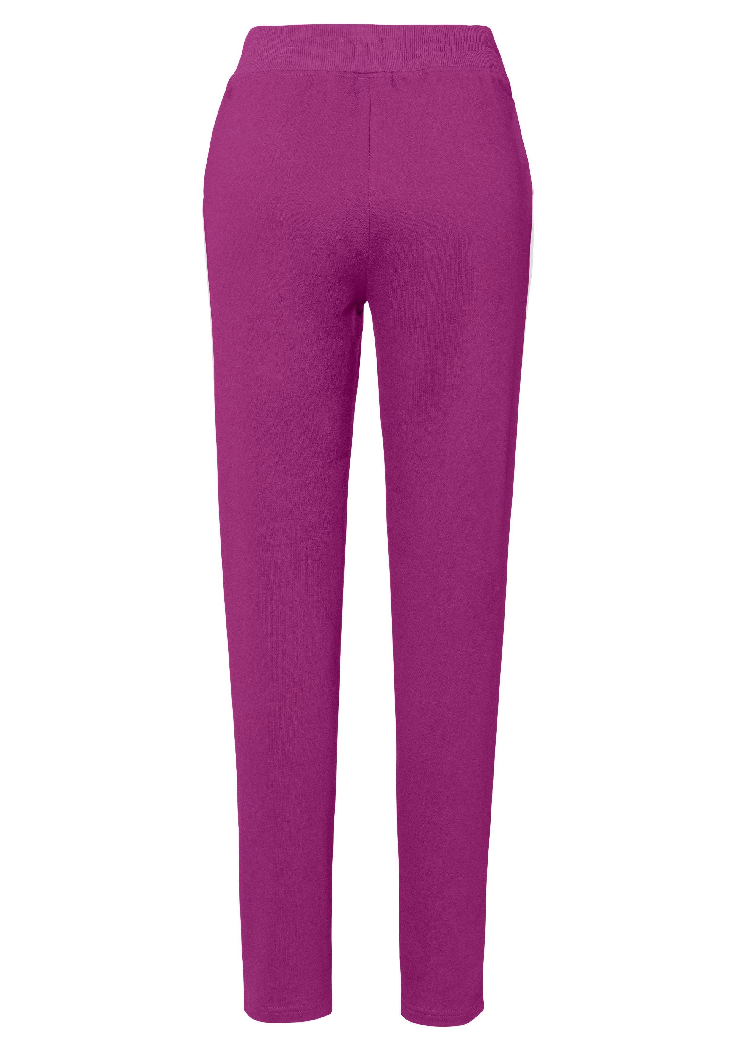 H.I.S Homewearbroek -loungebroek met zijstrepen en insteekzakken, loungewear