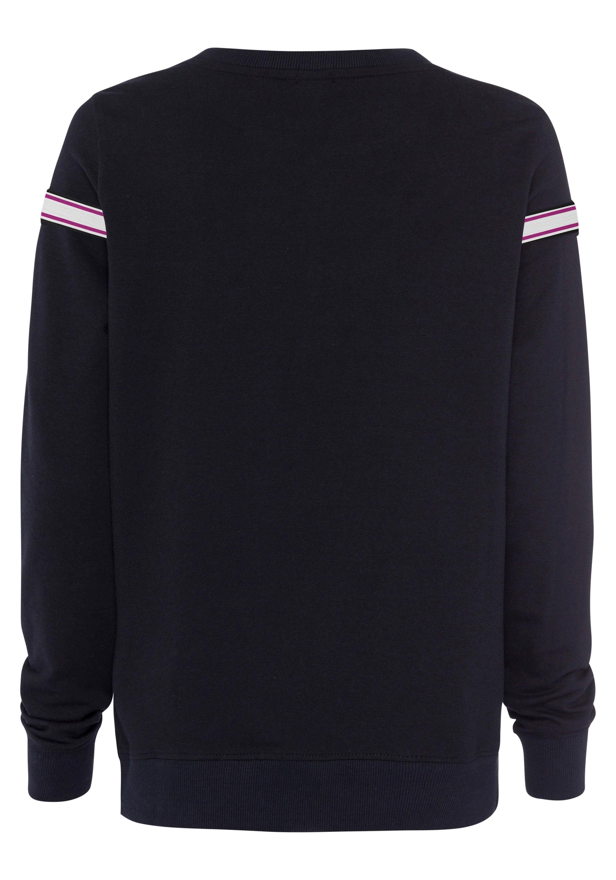 H.I.S Sweater met contrasterend tape, loungepak
