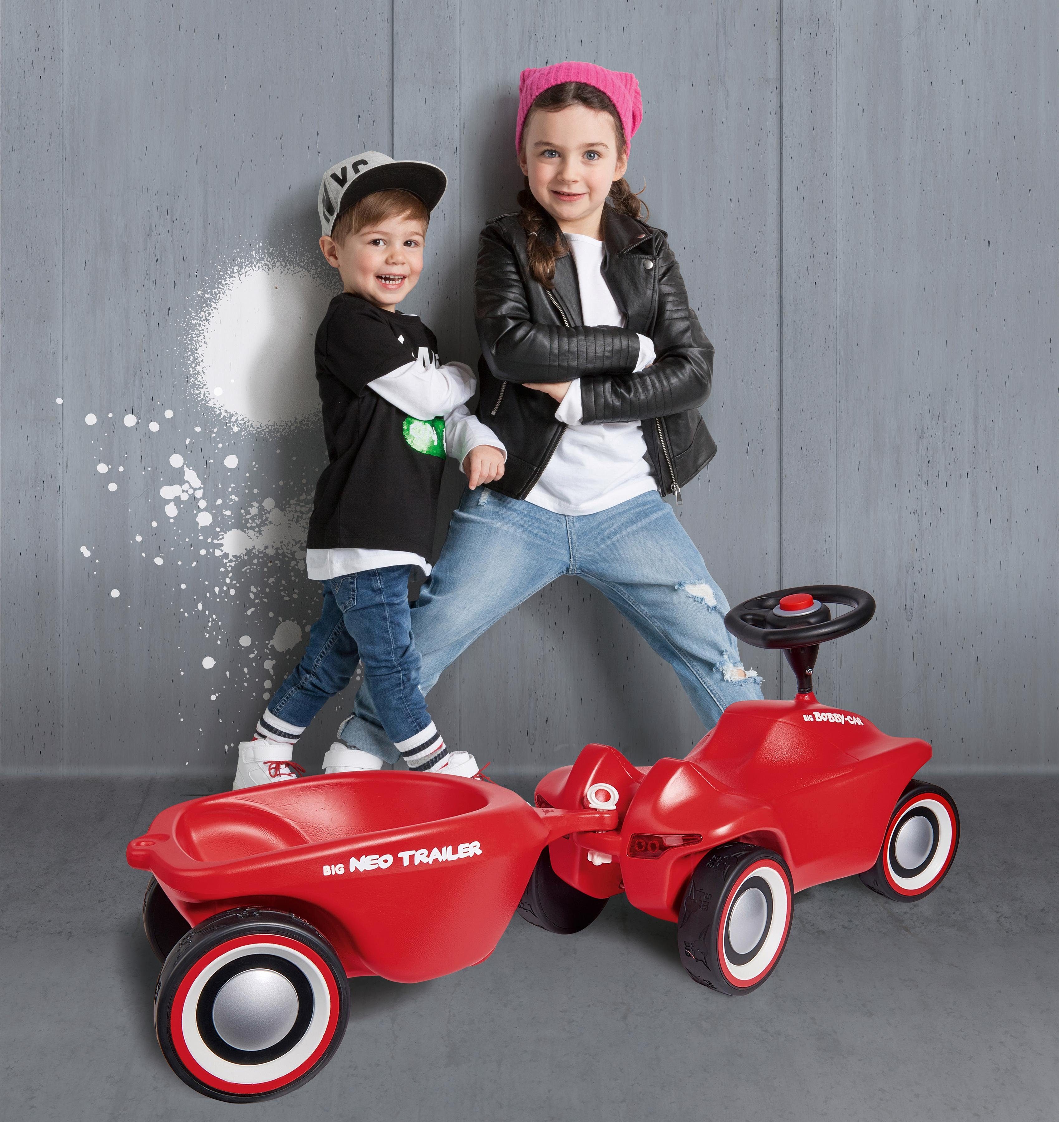 BIG Kindervoertuig-aanhanger BIG Bobby-Car Neo aanhanger
