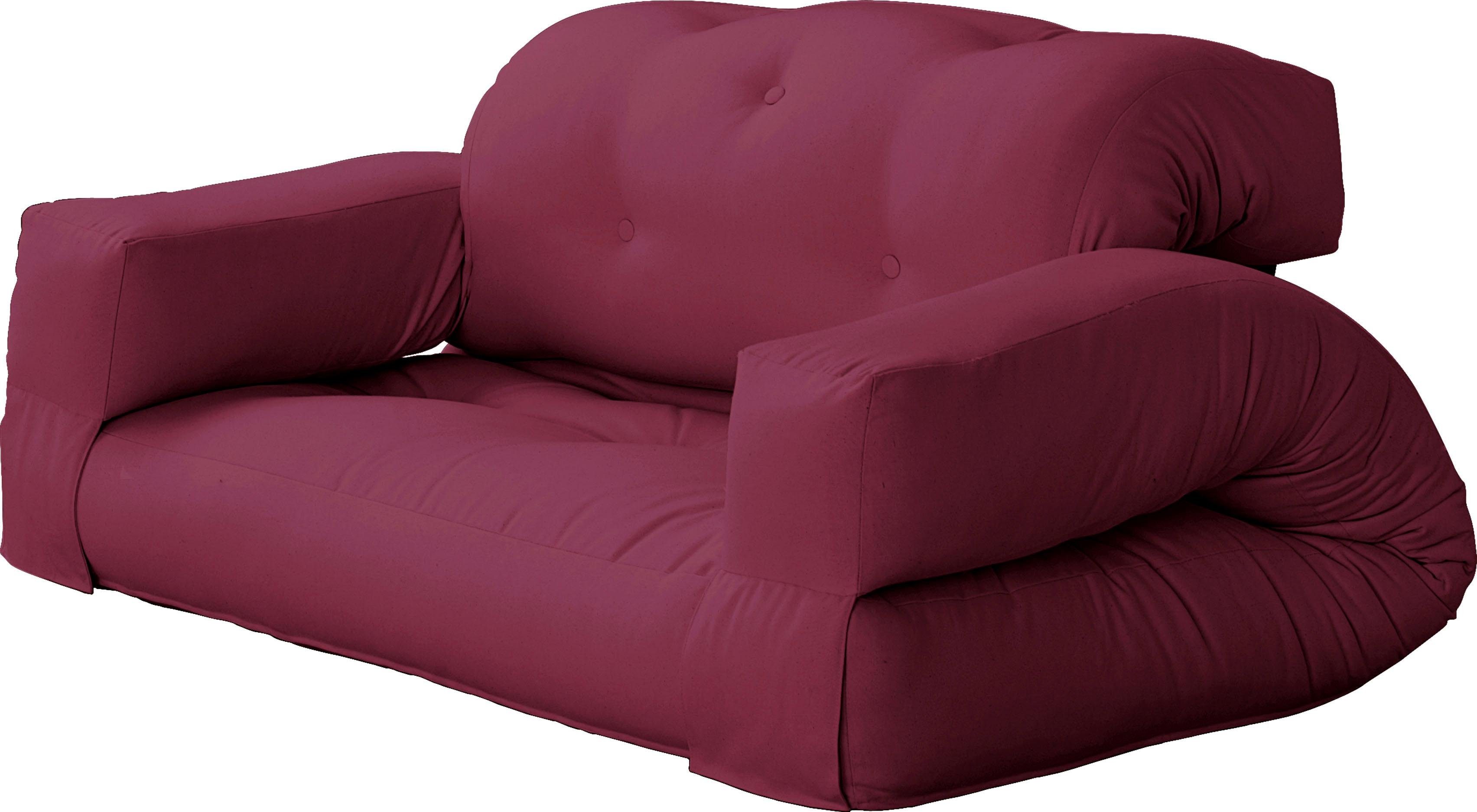 Karup Slaapbank Hippo rood, slaapbanken, 140 cm x 200 cm