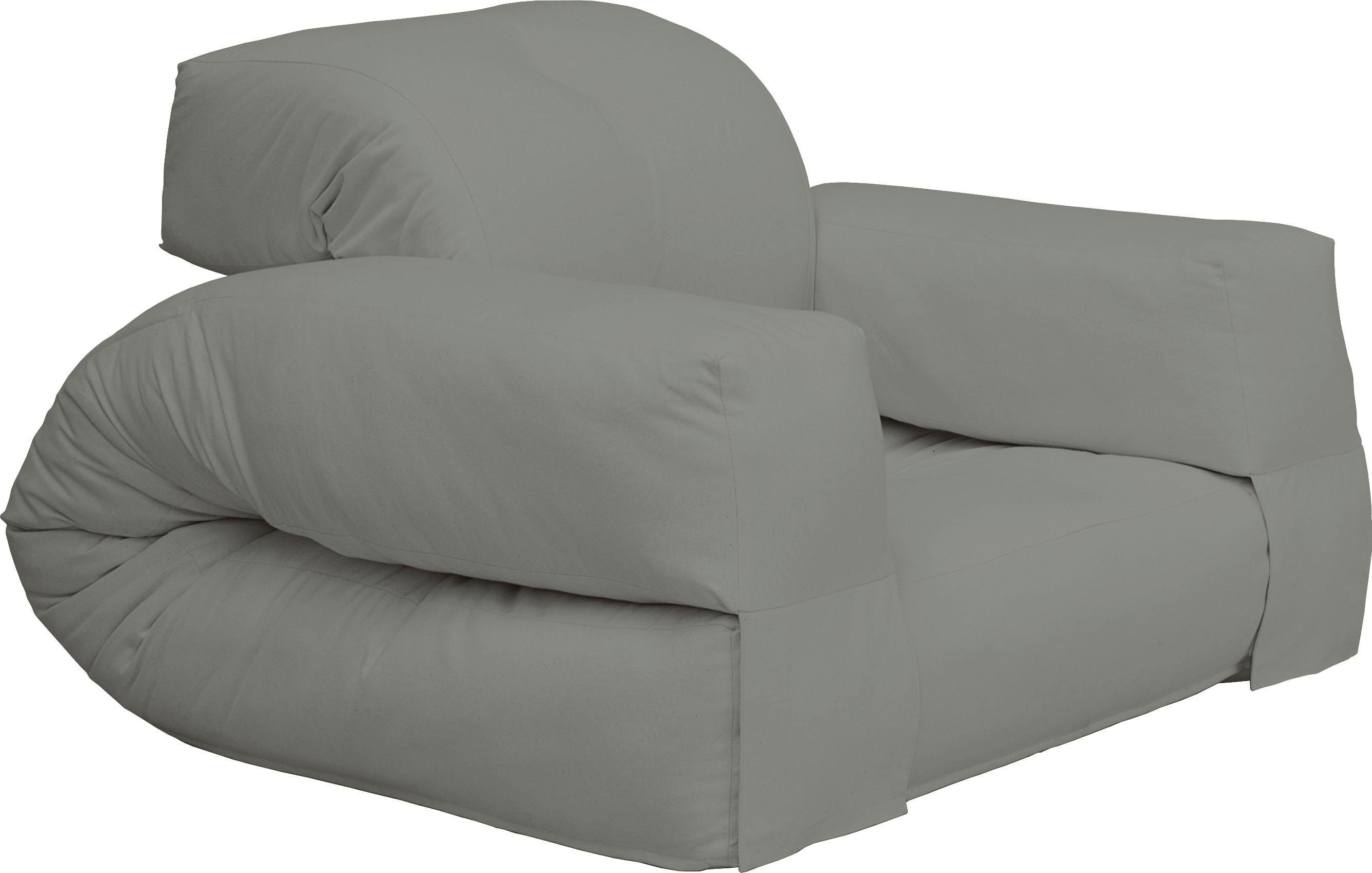 Karup Slaapbank Hippo grijs, slaapbanken, Breedte ligoppervlak: 90 cm, Lengte ligoppervlak: 200 cm