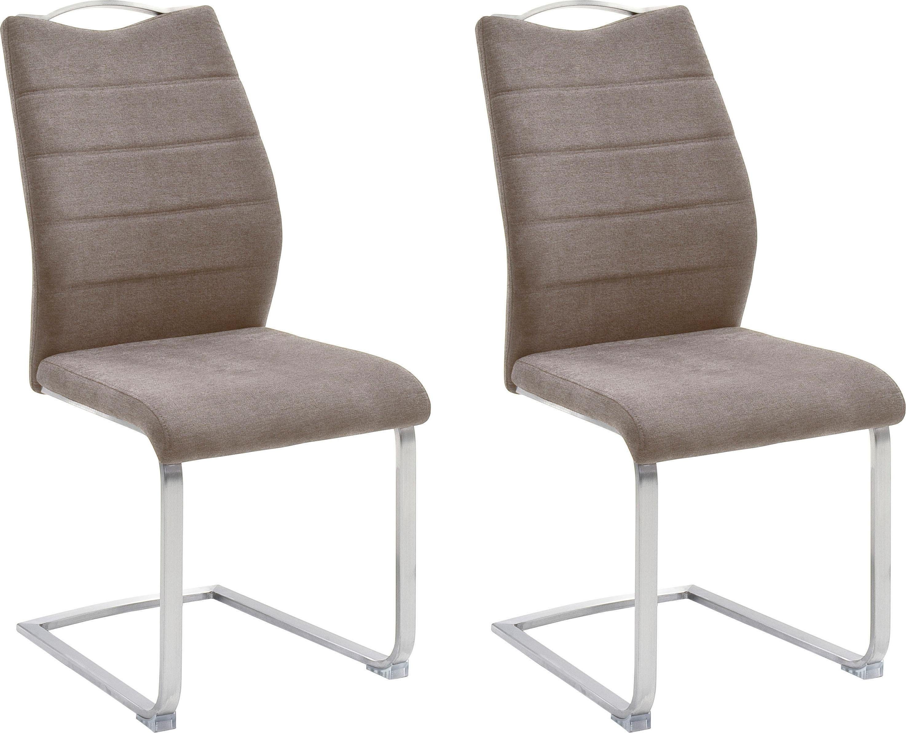 MCA furniture Vrijdragende stoel Ferrera Stoel belastbaar tot 140 Kg (set, 2 stuks)