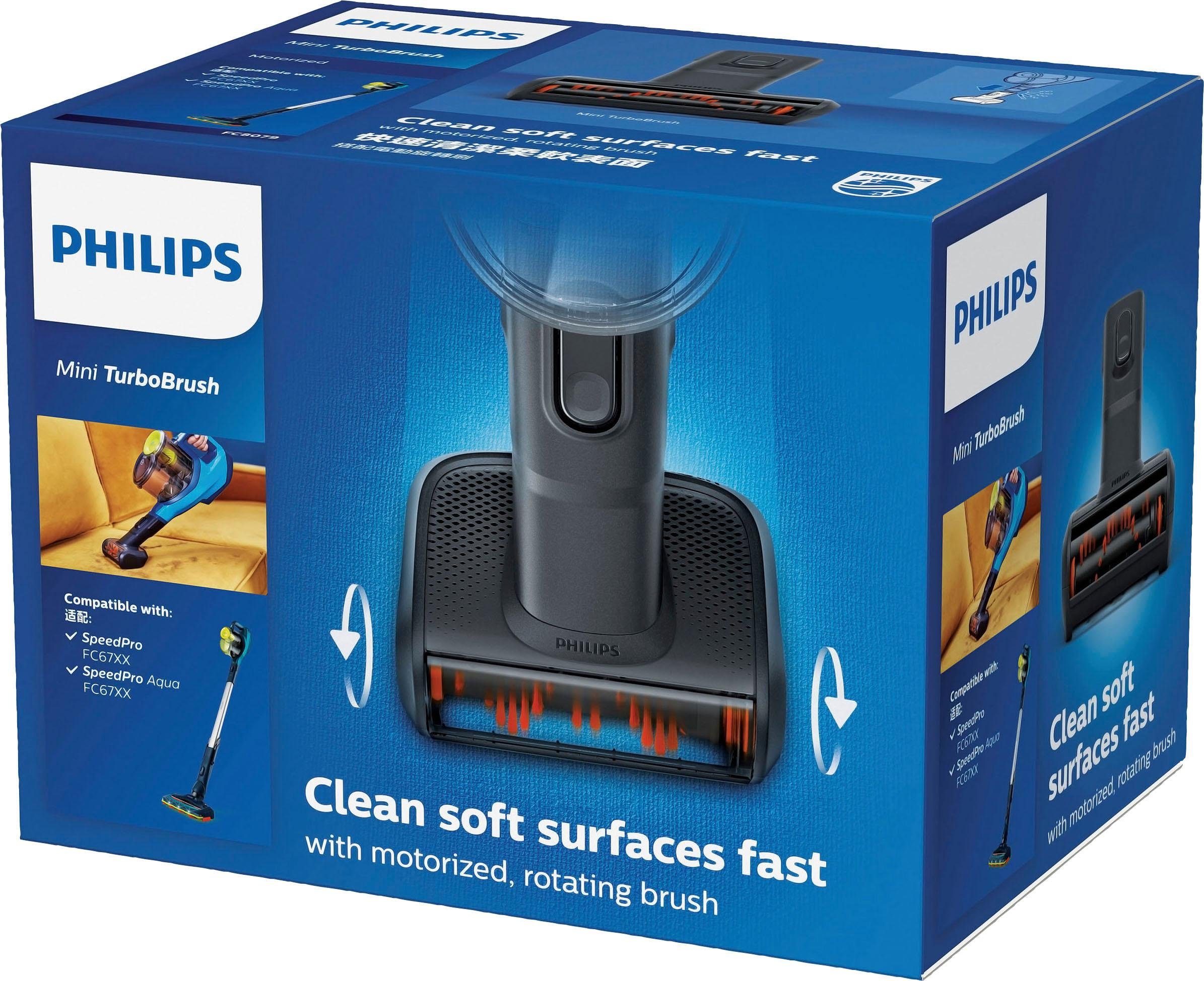 Philips Mini-turboborstel FC8079/01 ideaal voor het verwijderen van haren huisdieren (1-delig)