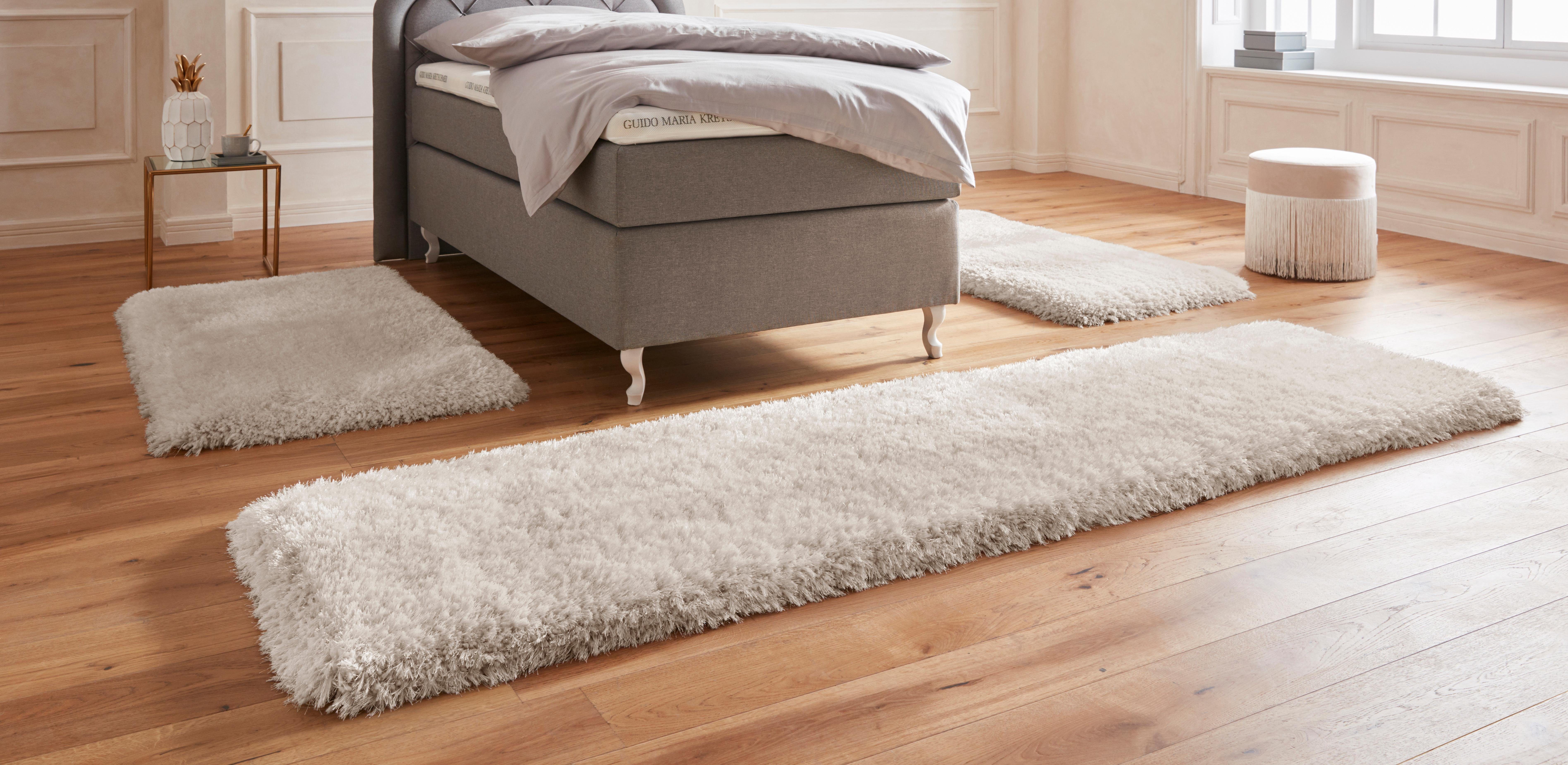 Guido Maria Kretschmer Home&Living Set slaapkamerkleedjes Micro exclusieve tapijt, zeer hoge pool, zacht door microvezel