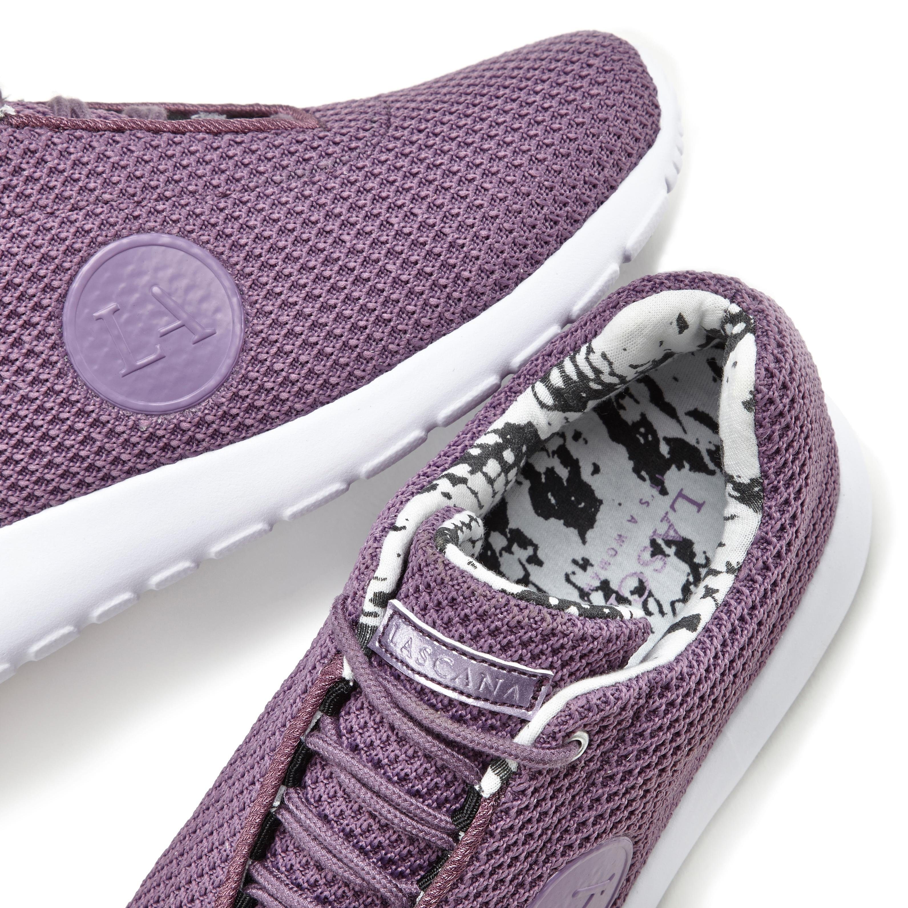 active by Lascana Sneakers met comfort-binnenzool, veterschoen, vrijetijdsschoen vegan