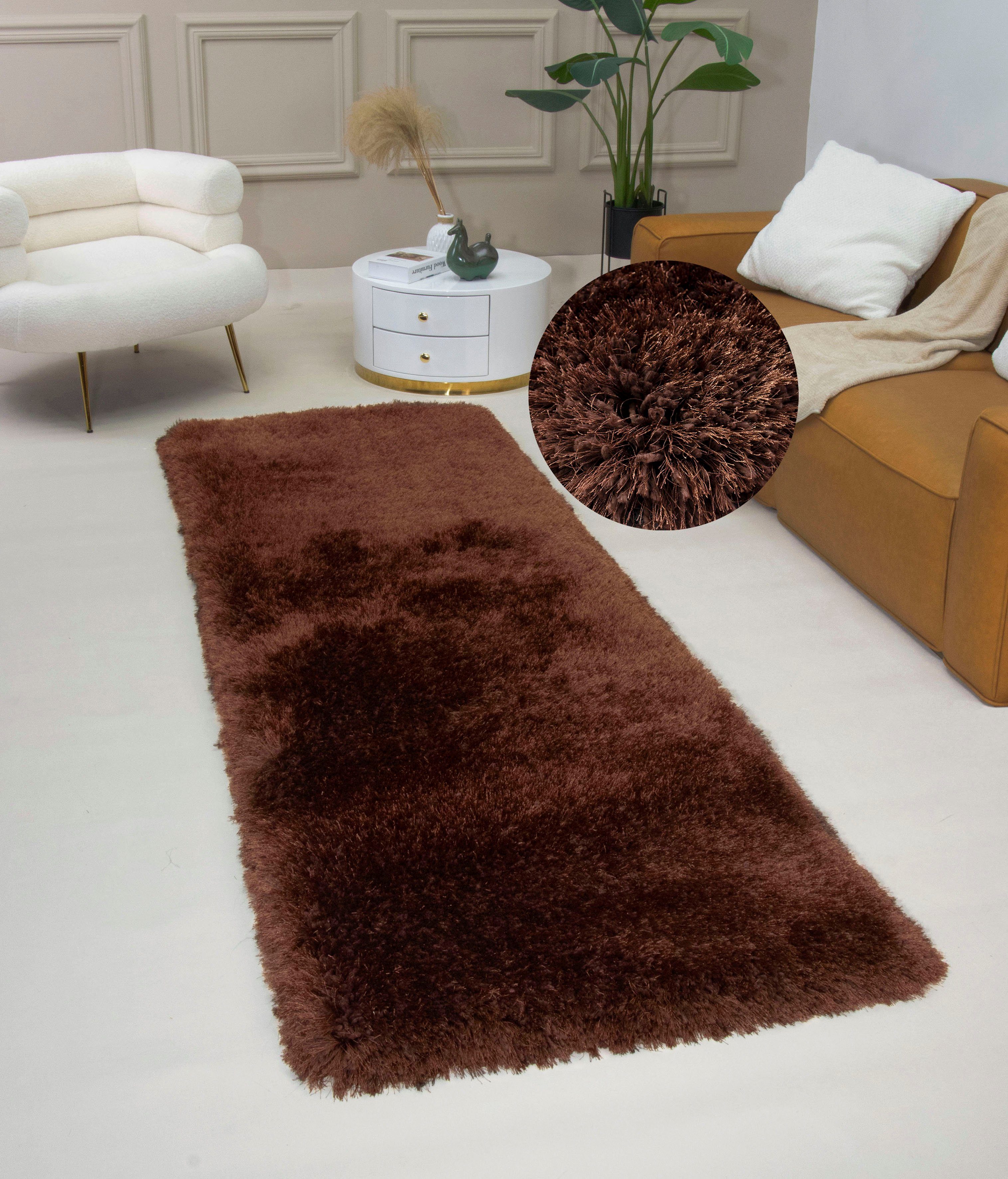 Guido Maria Kretschmer Home&Living Hoogpolige loper Micro exclusieve tapijt, zeer hoge pool, zacht door microvezel