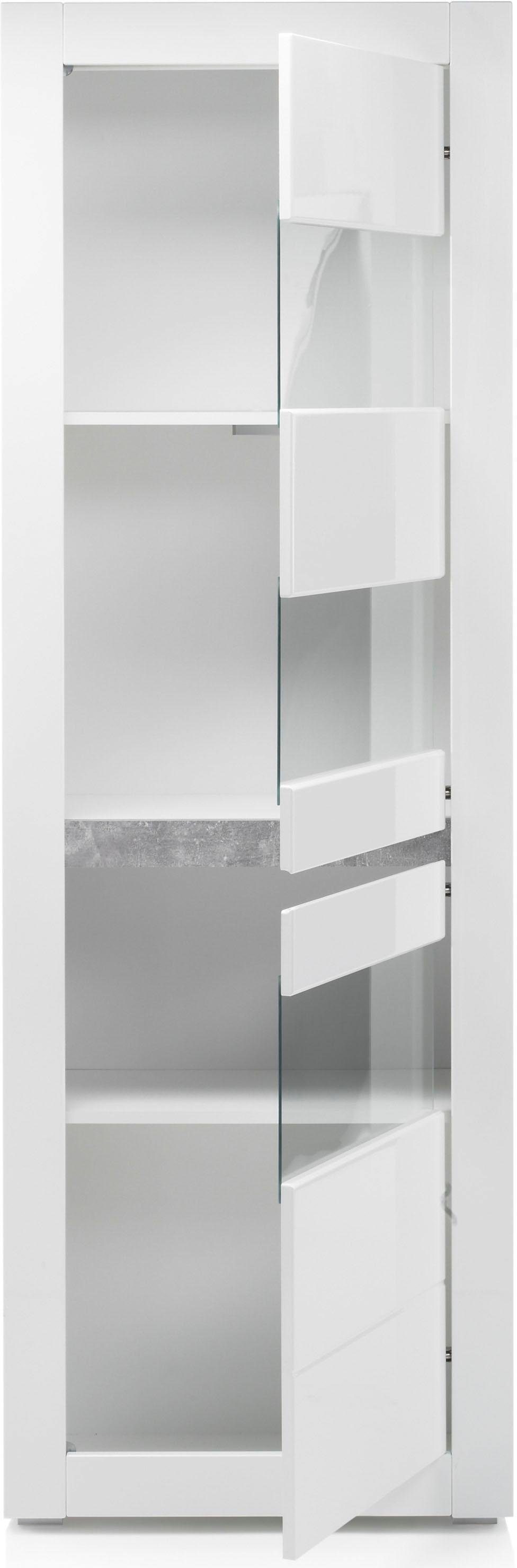 INOSIGN Wandmeubel Carat wordt geleverd met twee latten, 1 x grijs, 1 x wit (set, 4-delig)