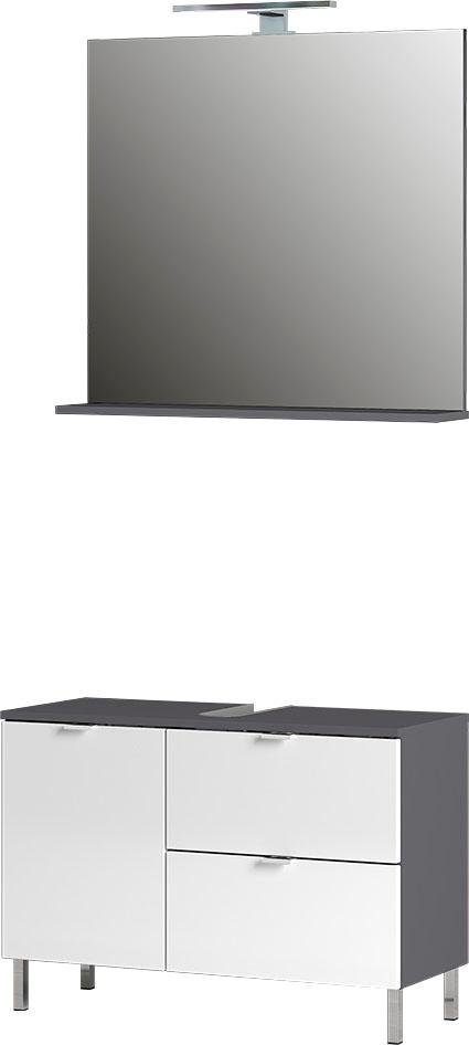 GERMANIA Badkamerserie GW-Mauresa (set, 2-delig) badmeubelsets wit