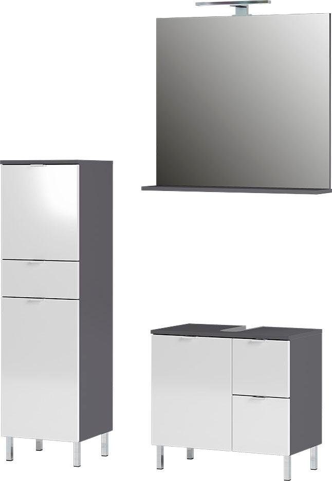 GERMANIA Badkamerserie GW-Mauresa (set, 3-delig) badmeubelsets wit