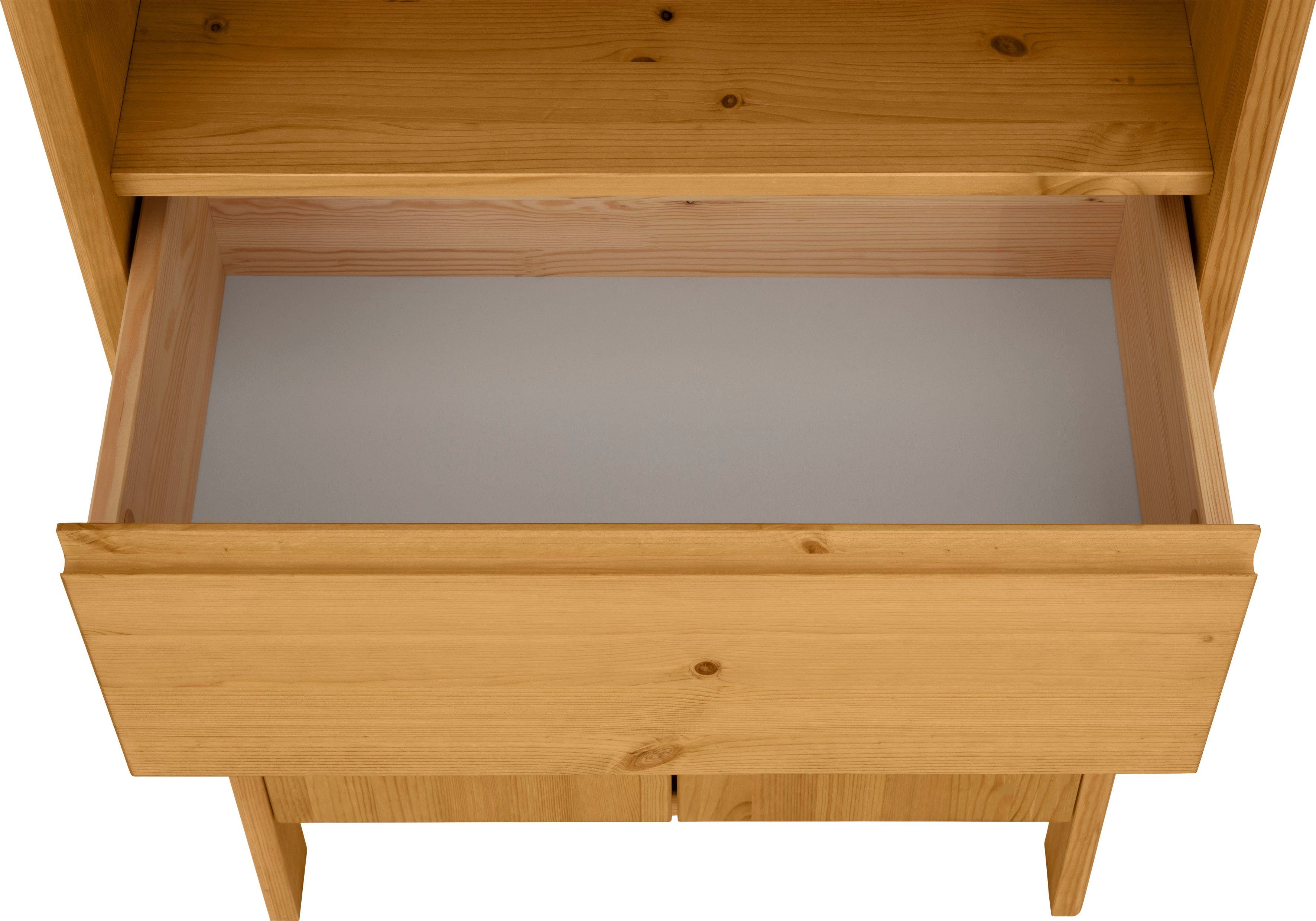 OTTO products Halfhoge kast Jorrick Breedte 60 cm, massief grenenhout met bio olie/was behandeld