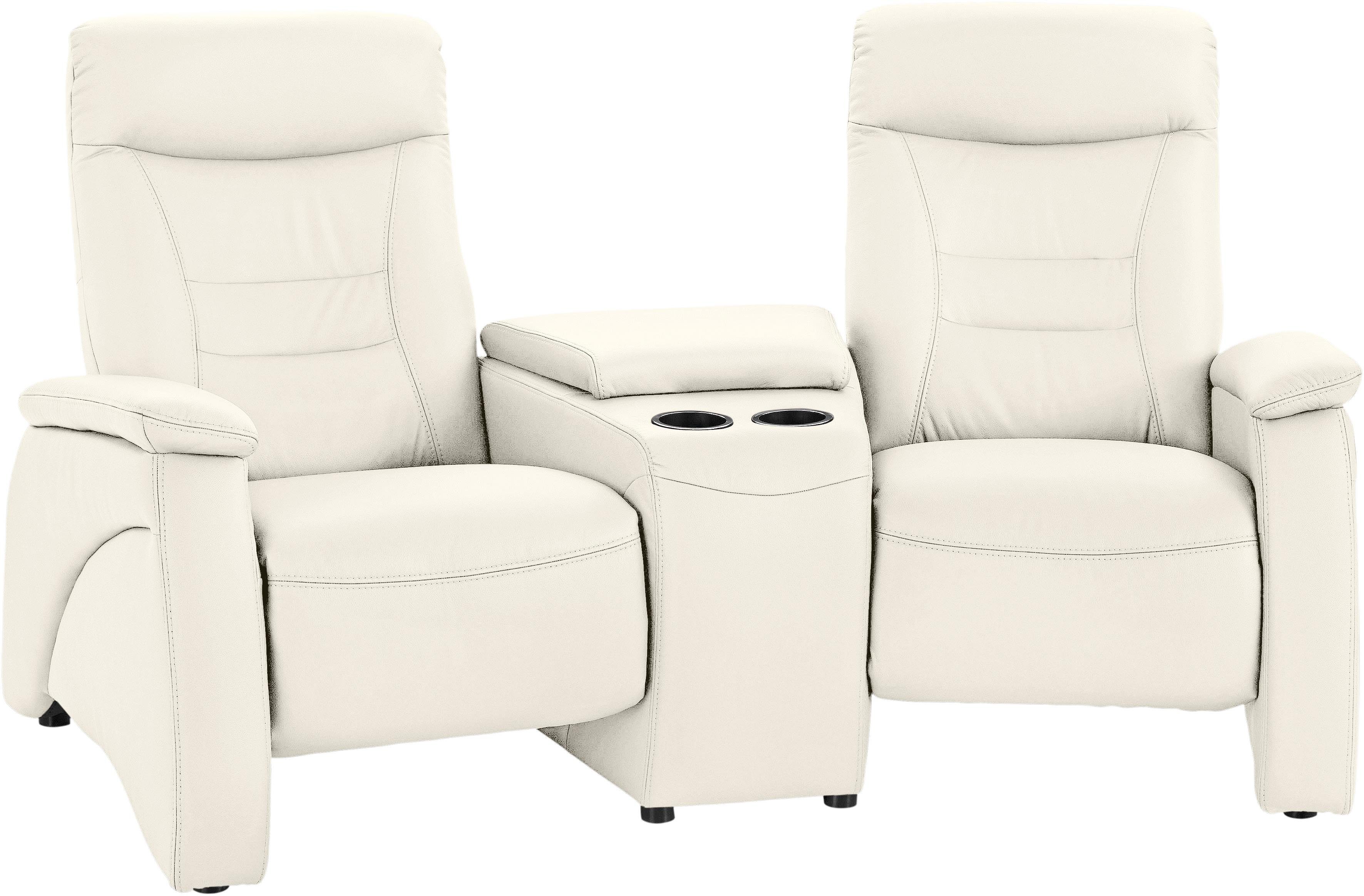exxpo - sofa fashion 2,5-zitsbank Ascoli, bioscoopsofa met hoog zitcomfort, comfortabele armleuningen incl. relaxfunctie, met opbergruimte en opbergruimte, hoge rugleuning