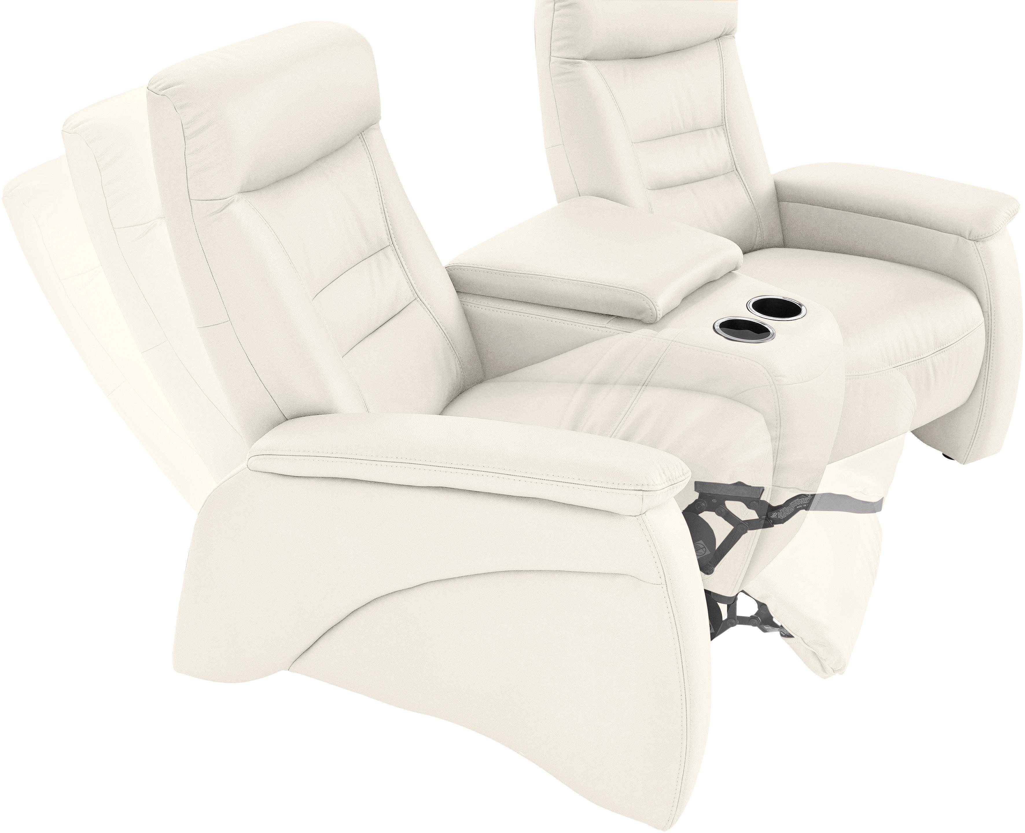 exxpo - sofa fashion 2,5-zitsbank Ascoli, bioscoopsofa met hoog zitcomfort, comfortabele armleuningen incl. relaxfunctie, met opbergruimte en opbergruimte, hoge rugleuning