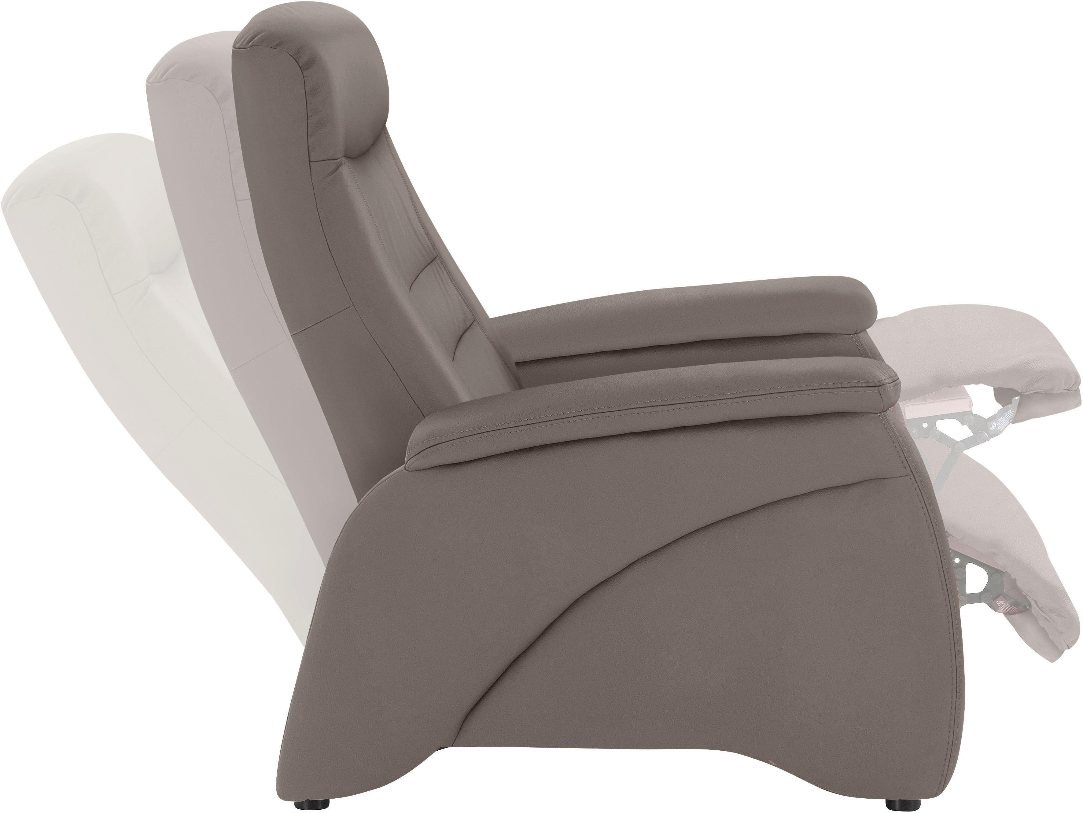 exxpo - sofa fashion Relaxfauteuil Ascoli, relaxstoel, loungestoel, hoge rugleuning