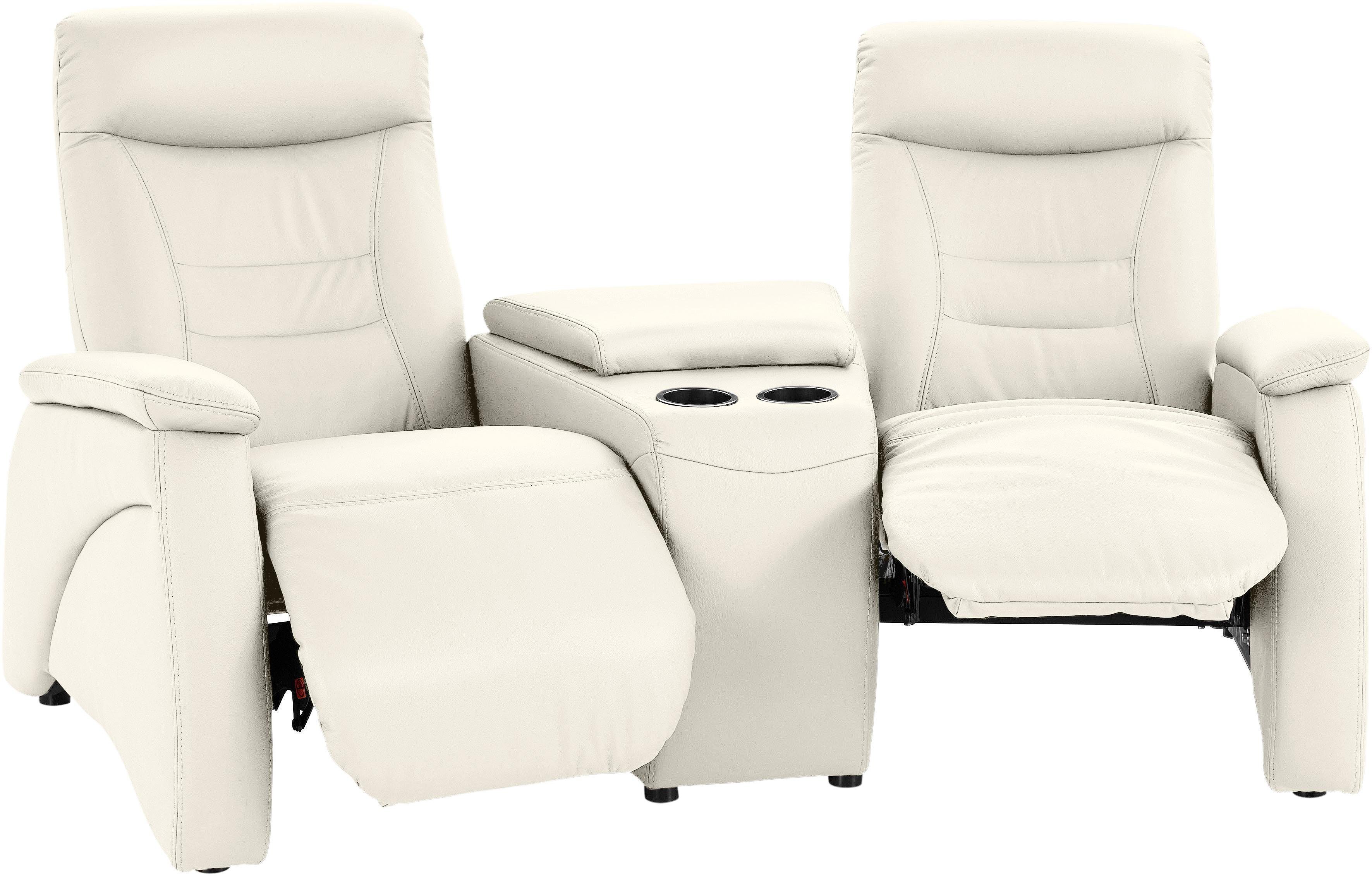 exxpo - sofa fashion 2,5-zitsbank Ascoli, bioscoopsofa met hoog zitcomfort, comfortabele armleuningen incl. relaxfunctie, met opbergruimte en opbergruimte, hoge rugleuning
