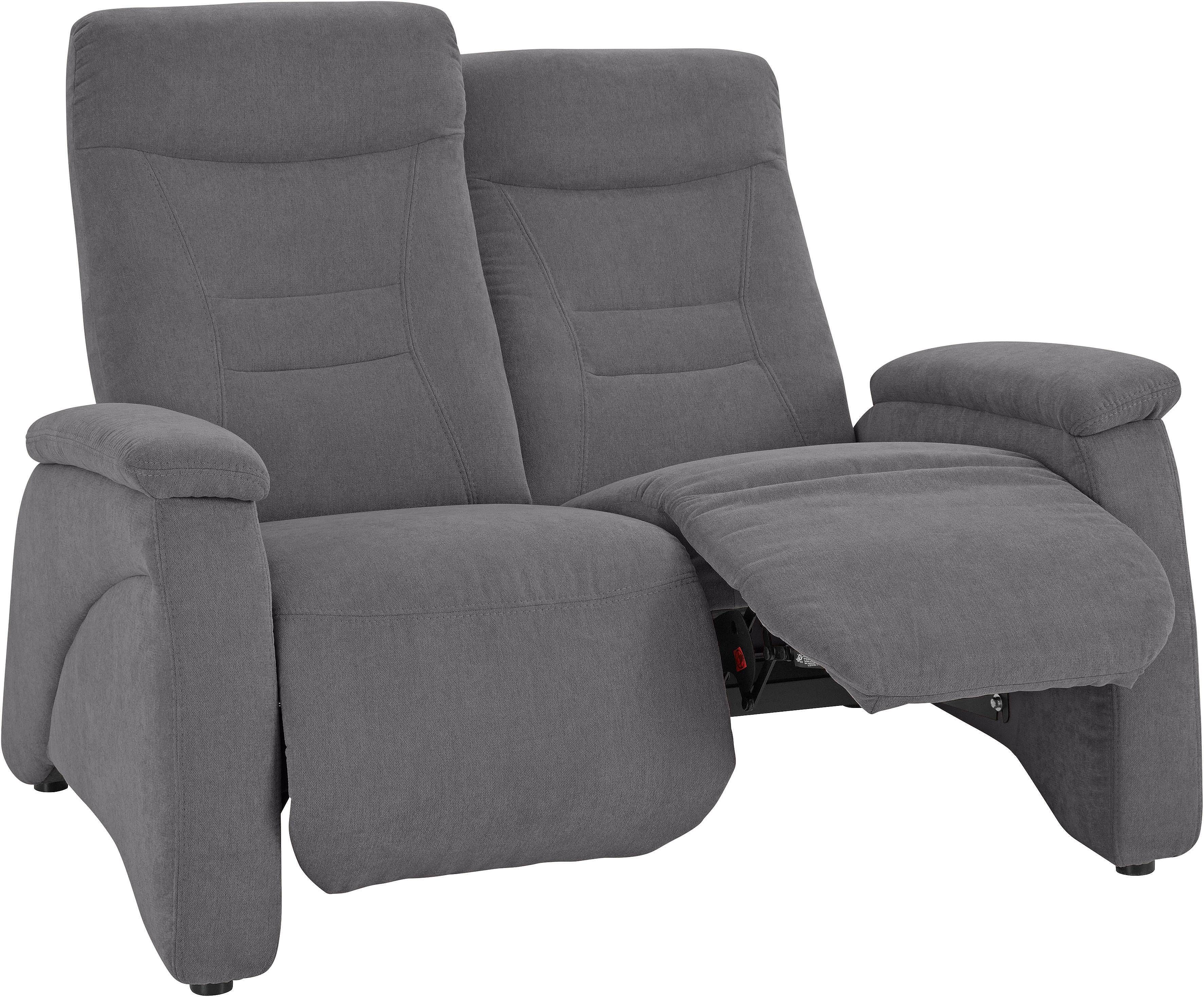 exxpo - sofa fashion 2-zitsbank Ascoli, bioscoopsofa met hoog zitcomfort, comfortabele armleuningen