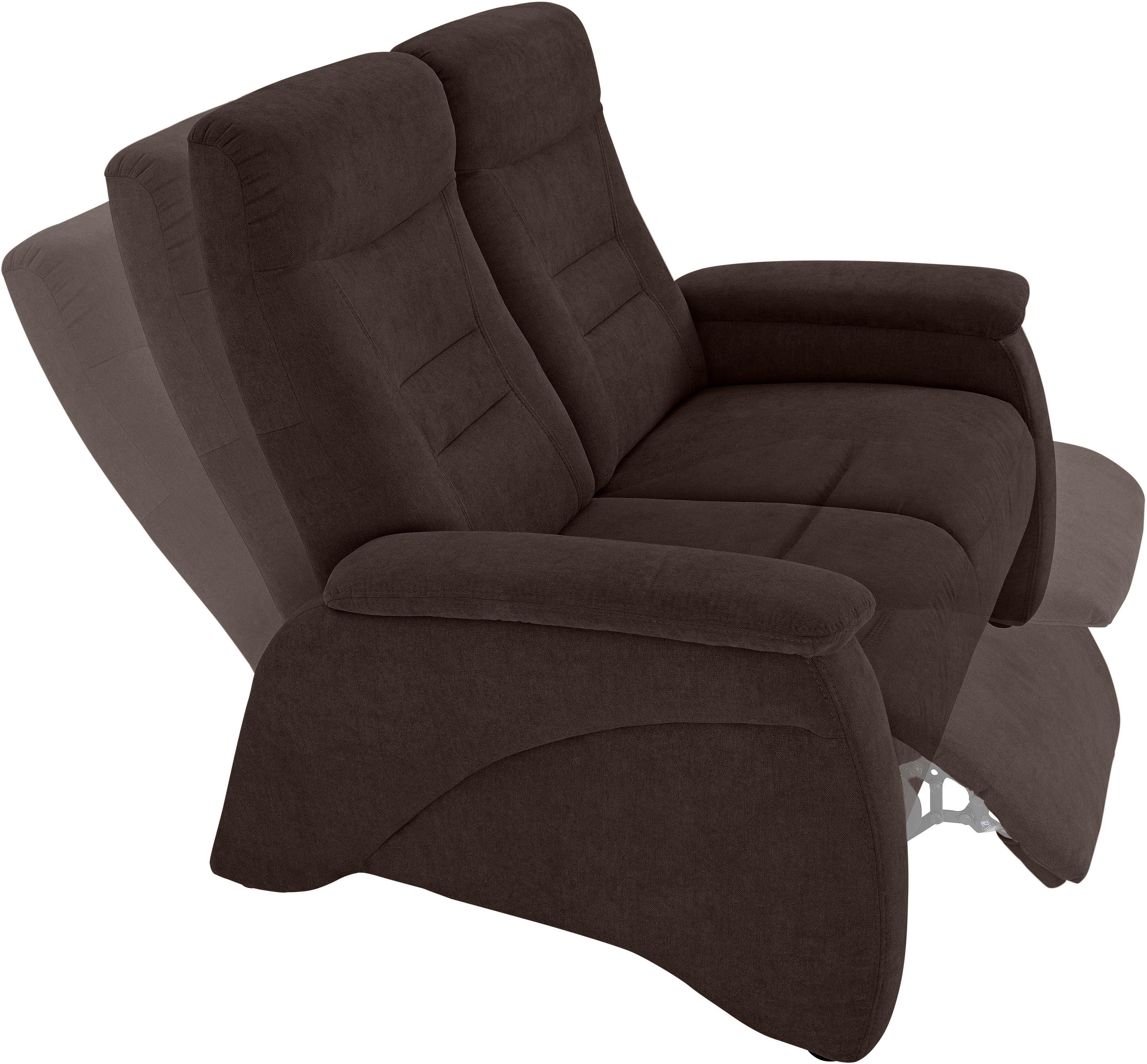 exxpo - sofa fashion 2-zitsbank Ascoli, bioscoopsofa met hoog zitcomfort, comfortabele armleuningen