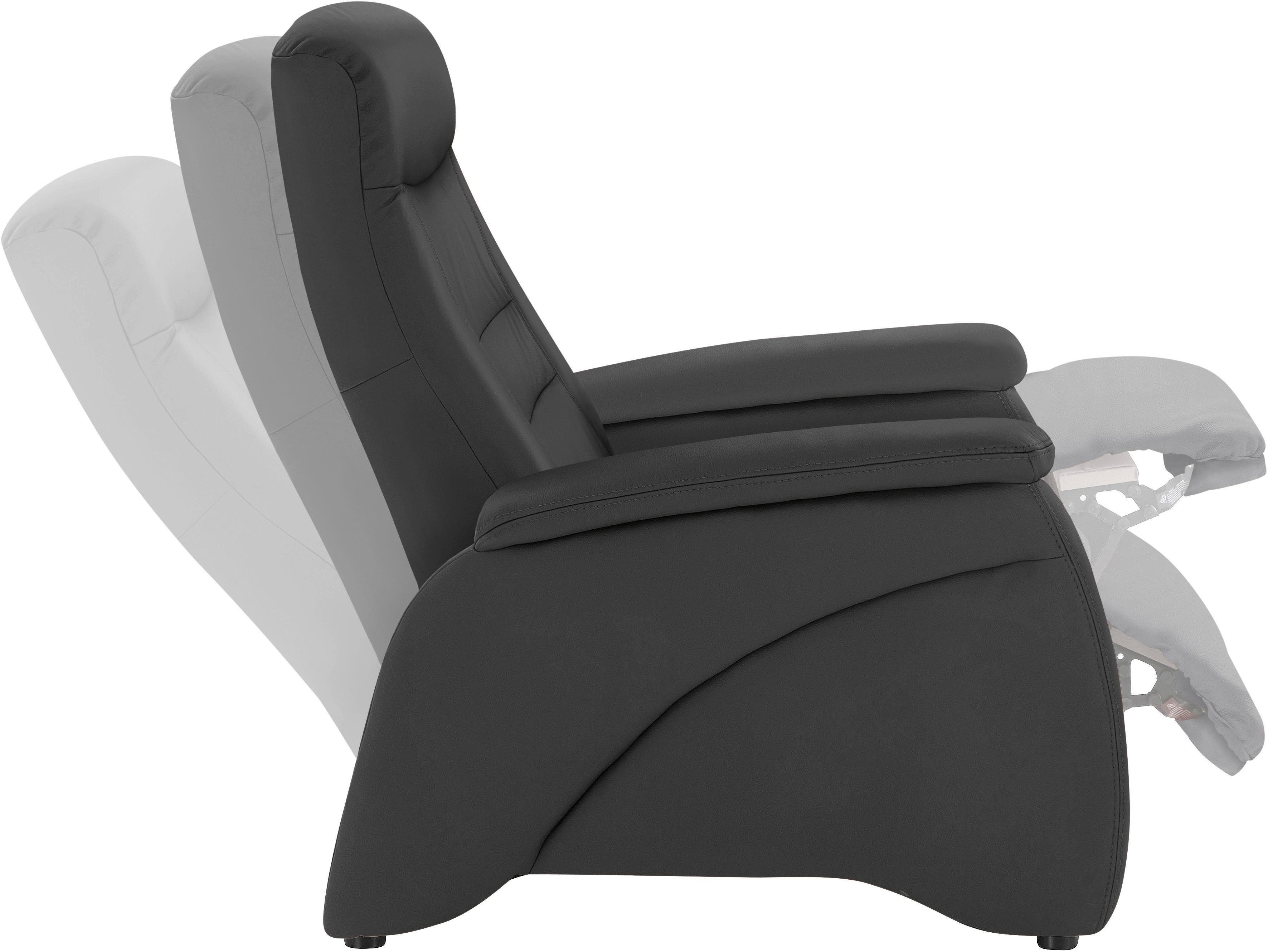 exxpo - sofa fashion Relaxfauteuil Ascoli, relaxstoel, loungestoel, hoge rugleuning