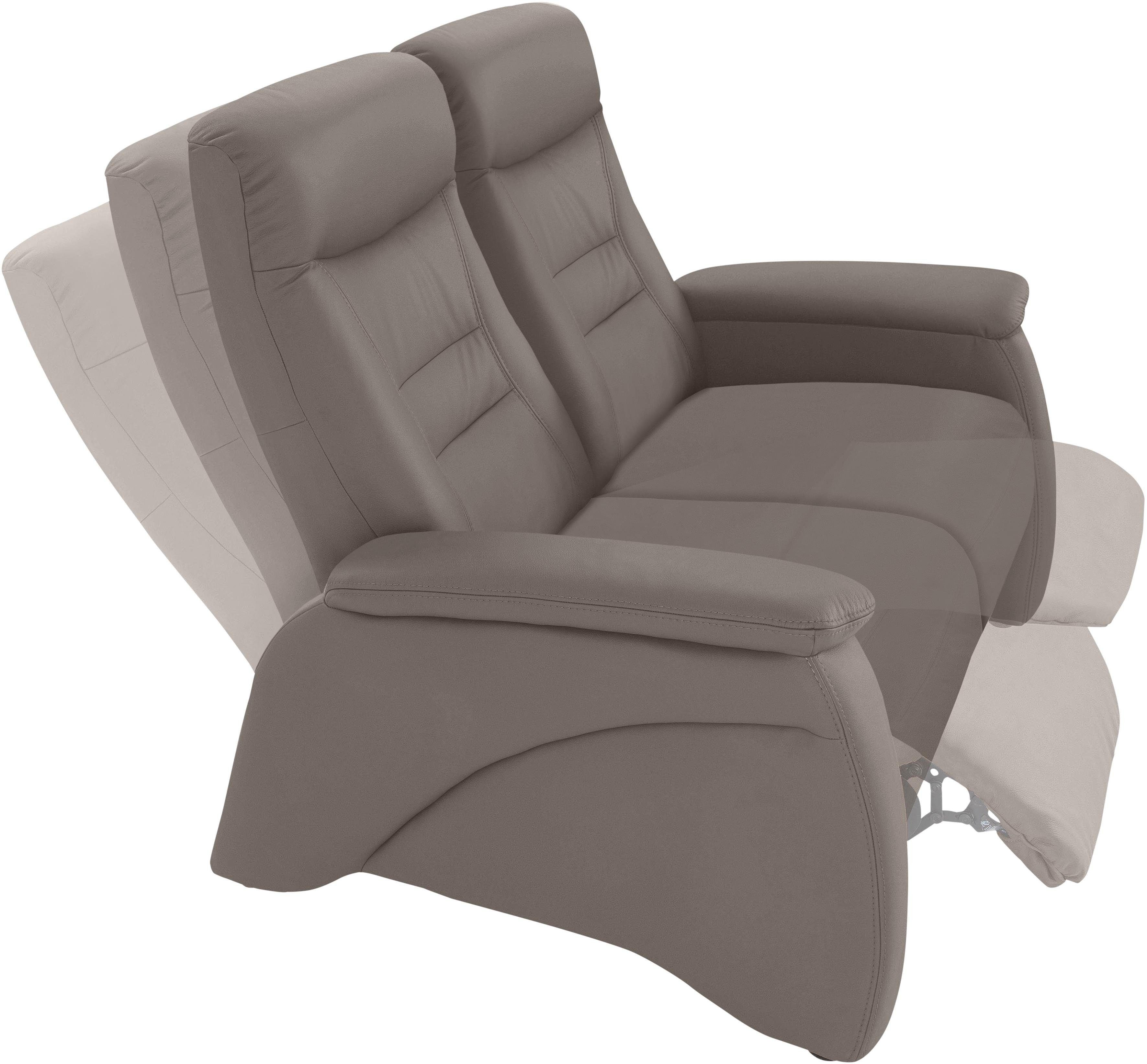 exxpo - sofa fashion 2-zitsbank Ascoli, bioscoopsofa met hoog zitcomfort, comfortabele armleuningen