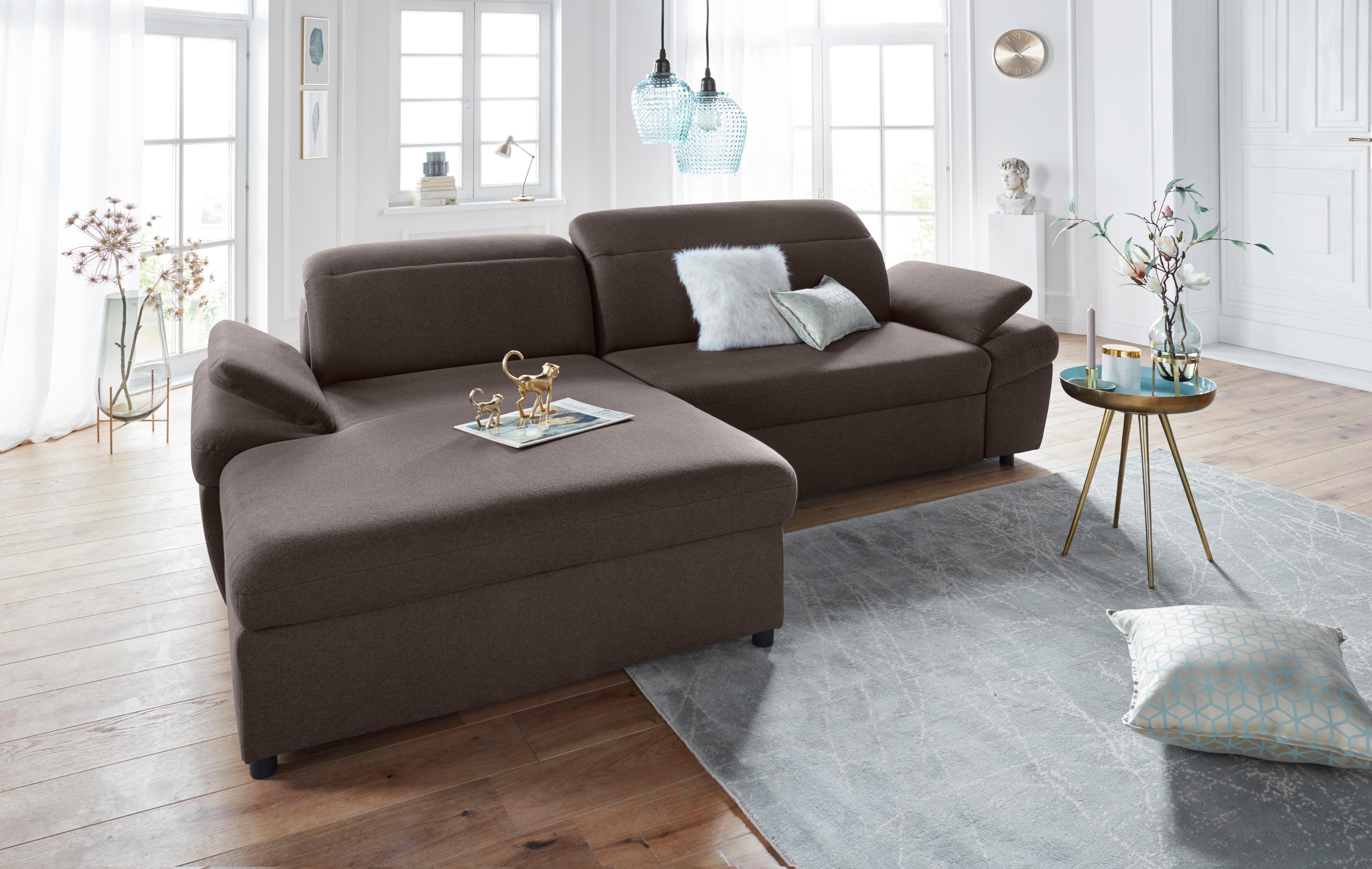 exxpo sofa fashion Hoekbank naar keuze met slaapfunctie en bedkist